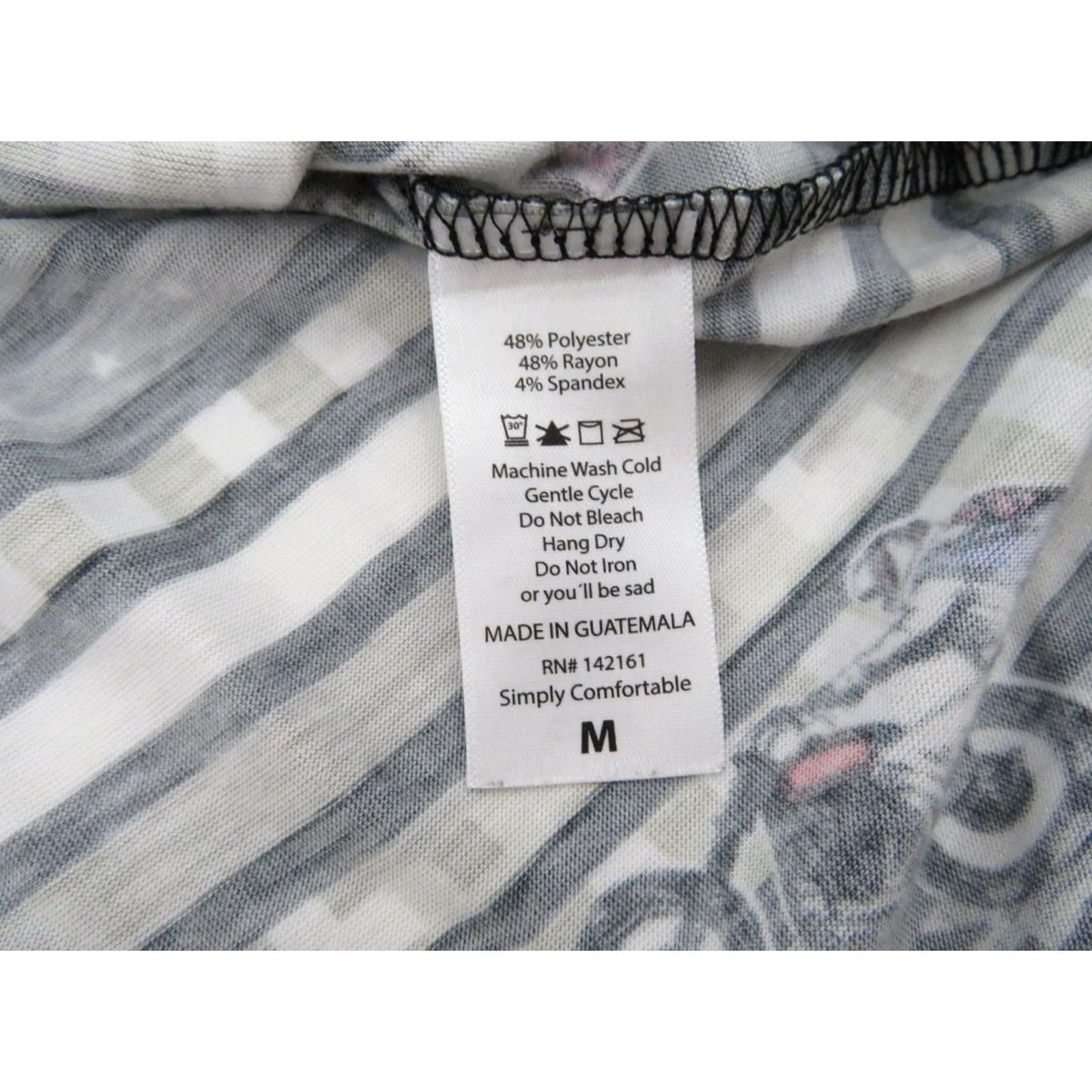 Vintage VINTAGE LuLaRoe Evil Knievel Maria Dress Medium Motorcycle Maxi Long Stretch EUC Size M / US 6-8 / IT 42-44 - 7 Thumbnail