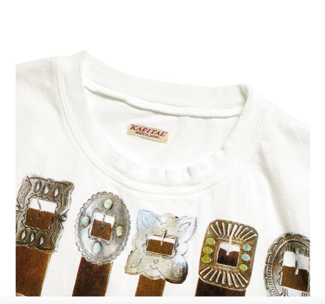 Kapital Kapital Concho Belt Print T Shirt Size S Size US S / EU 44-46 / 1 - 3 Thumbnail