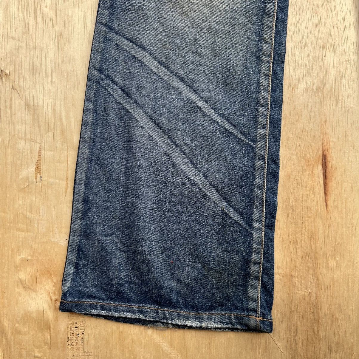 Tornado Mart JEDM MANI VINTAGE FLARE DISTRESSED DENIM Size US 32 / EU 48 - 3 Thumbnail