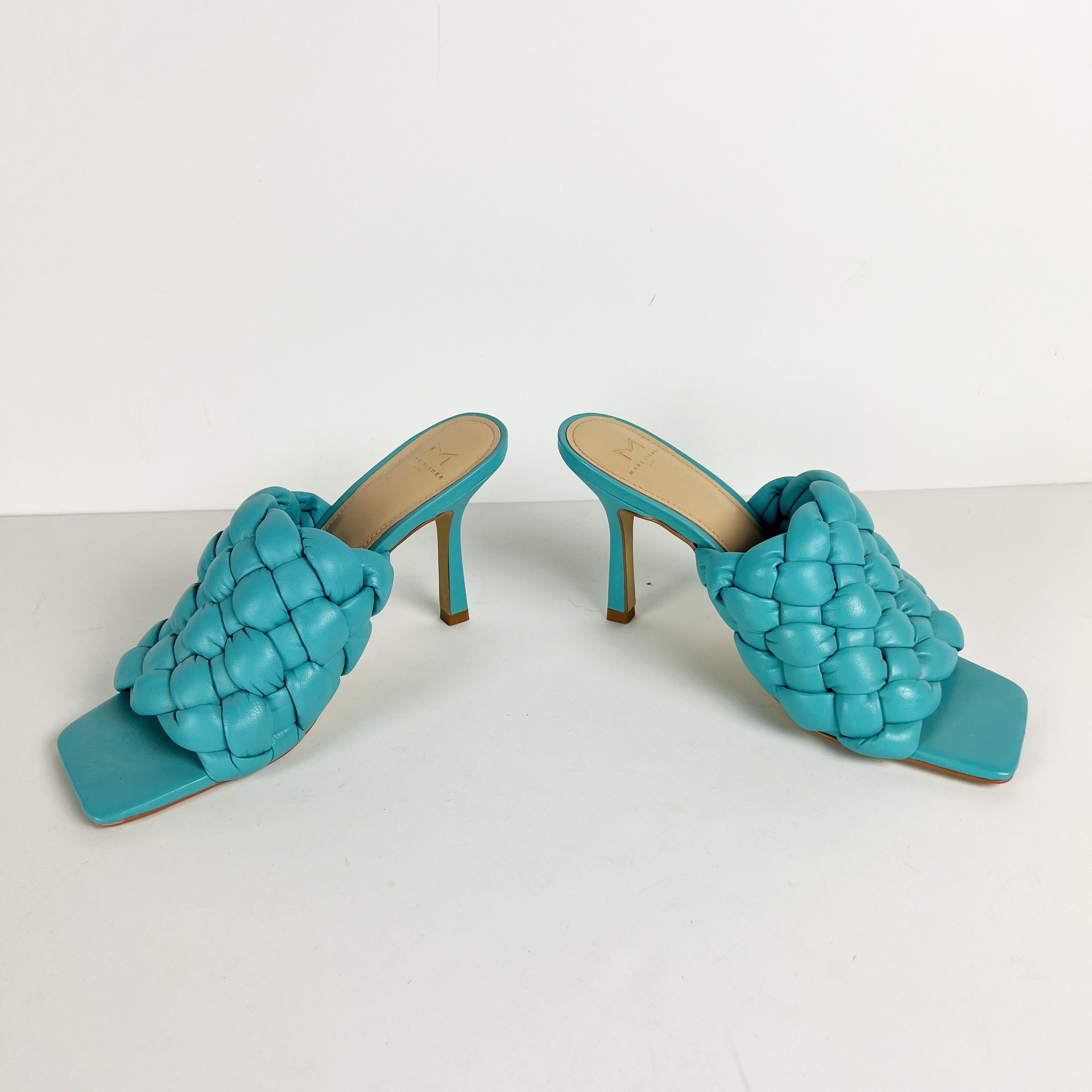 Marc Fisher Marc Fisher Dakina Leather Braided Woven Size US 8.5 / IT 38.5 - 3 Thumbnail