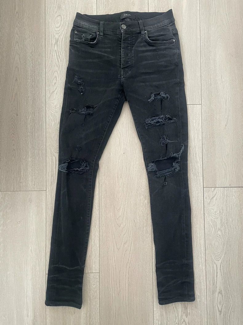 Amiri AMIRI Washed jeans that damage both knees 2501-Nextarrow Size US 30 / EU 46 - 1 Thumbnail