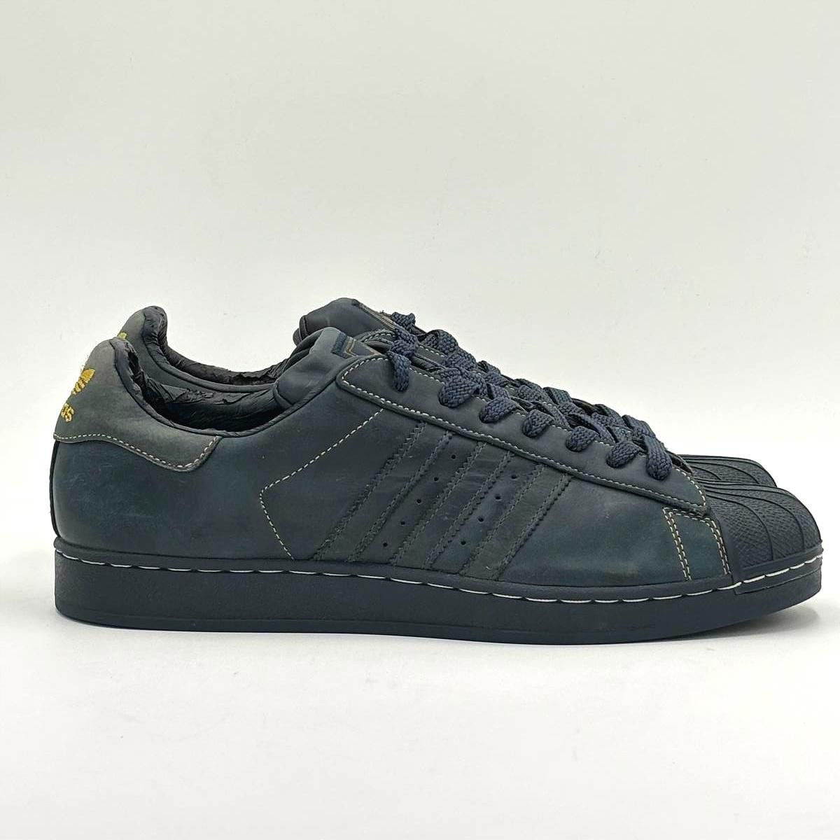 Adidas Adidas Superstar FTR Navy Blue Leather Vintage Sneakers 12 Size US 12 / EU 45 - 1 Thumbnail