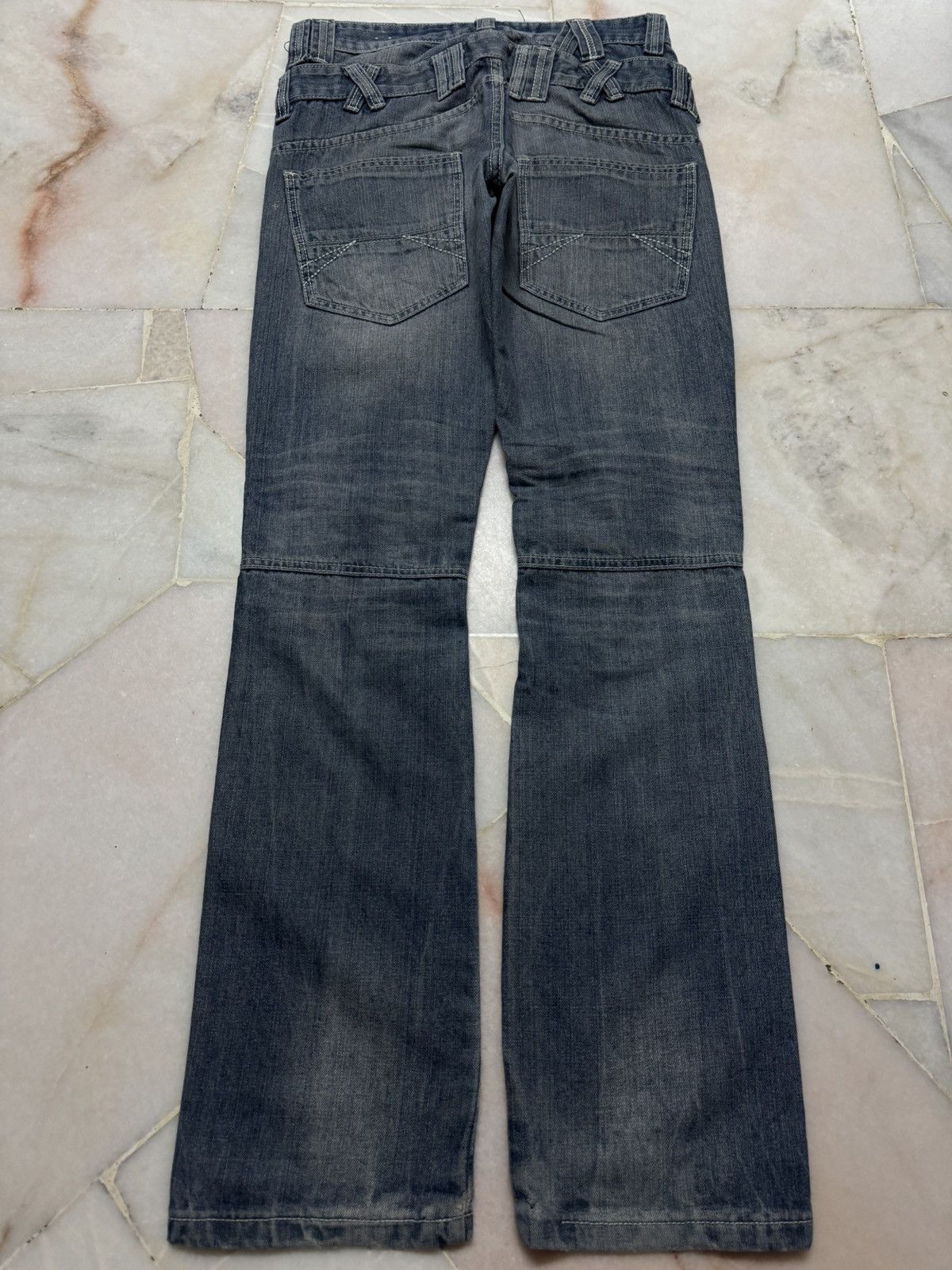 Seditionaries 💥DOUBLE WAIST💥VINTAGE SOUTHERN PUNK JEANS WHISKER RARE DENIM Size US 30 / EU 46 - 13 Thumbnail