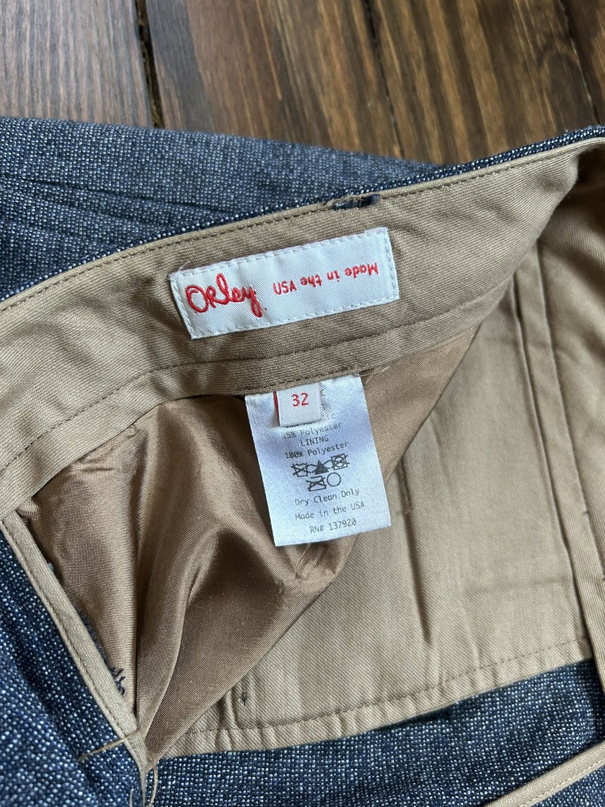 Orley Orley Wool Pants Size US 32 / EU 48 - 2 Thumbnail
