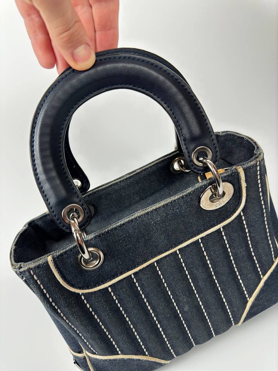Dior Dior Lady Denim Montaigne Bag Size ONE SIZE - 7 Thumbnail