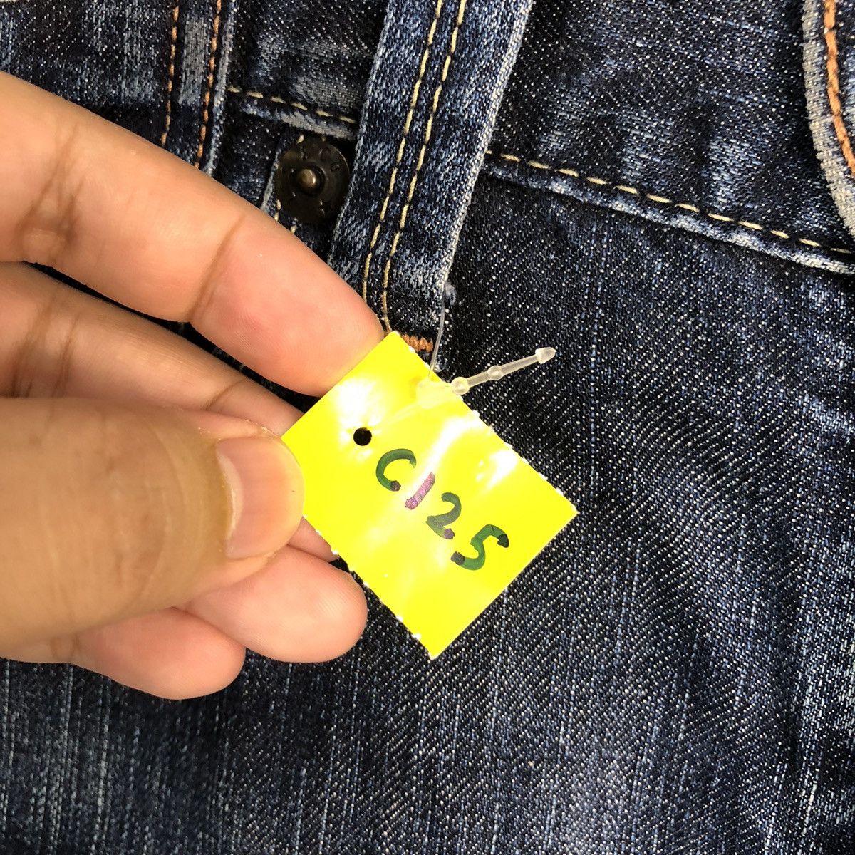 Levi's DLL Levis 511 Slim Fit Blue Denim Pants #C125 Size US 30 / EU 46 - 9 Thumbnail