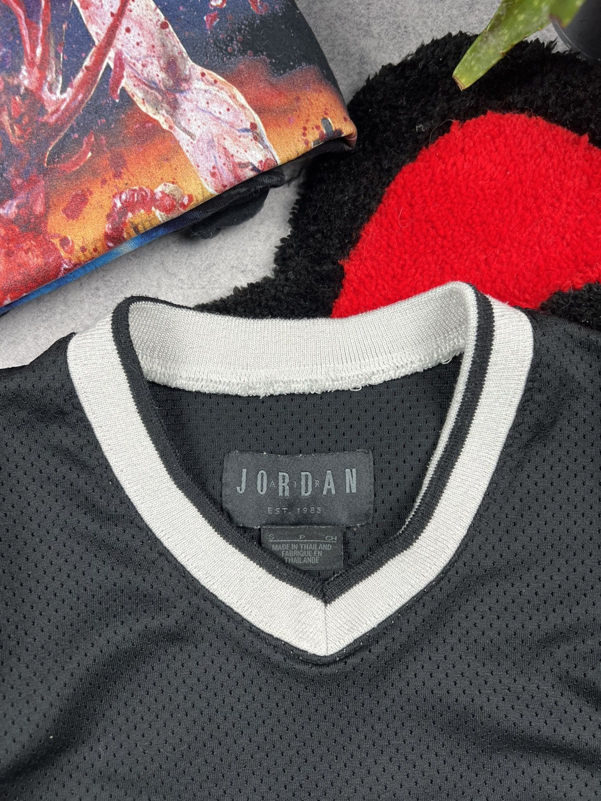 Jordan Brand Michael Jordan Jumpman Air Mesh Black Y2K Jersey Tee Shirt Size US S / EU 44-46 / 1 - 4 Thumbnail