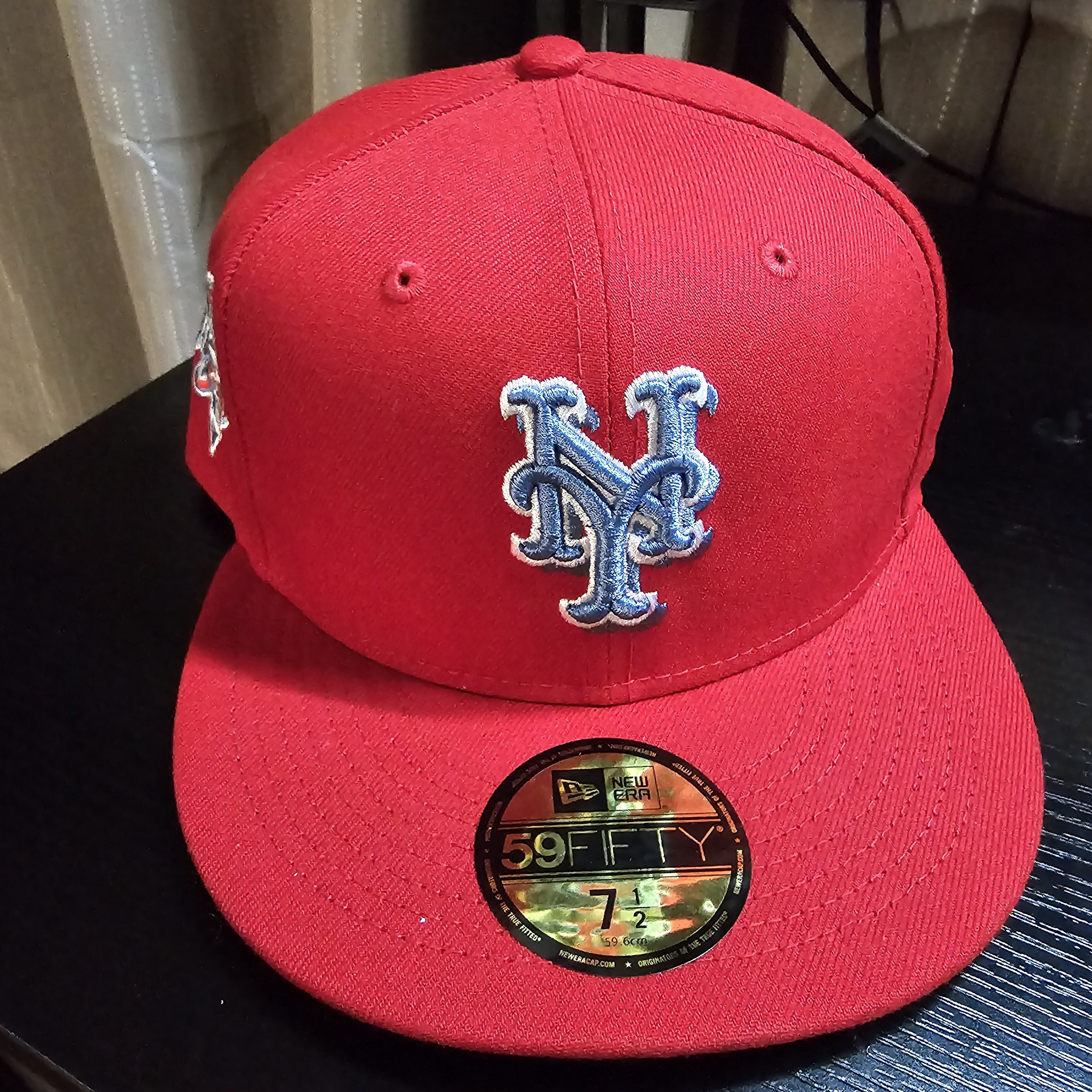 New Era Mets Sky Blue Crimson Size ONE SIZE - 1 Thumbnail