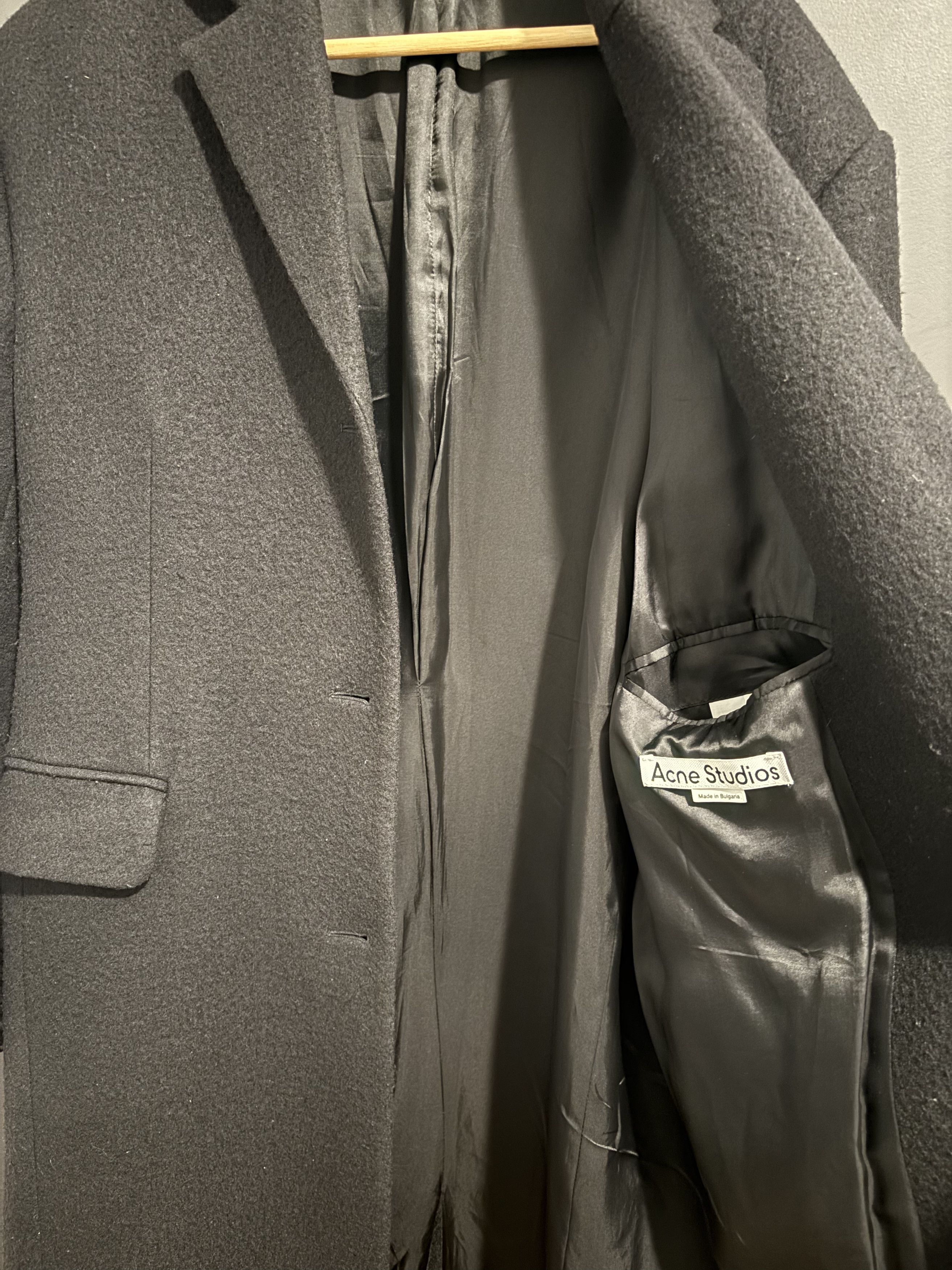Acne Studios Acne Studios Black Wool Coat Size US S / EU 44-46 / 1 - 3 Thumbnail