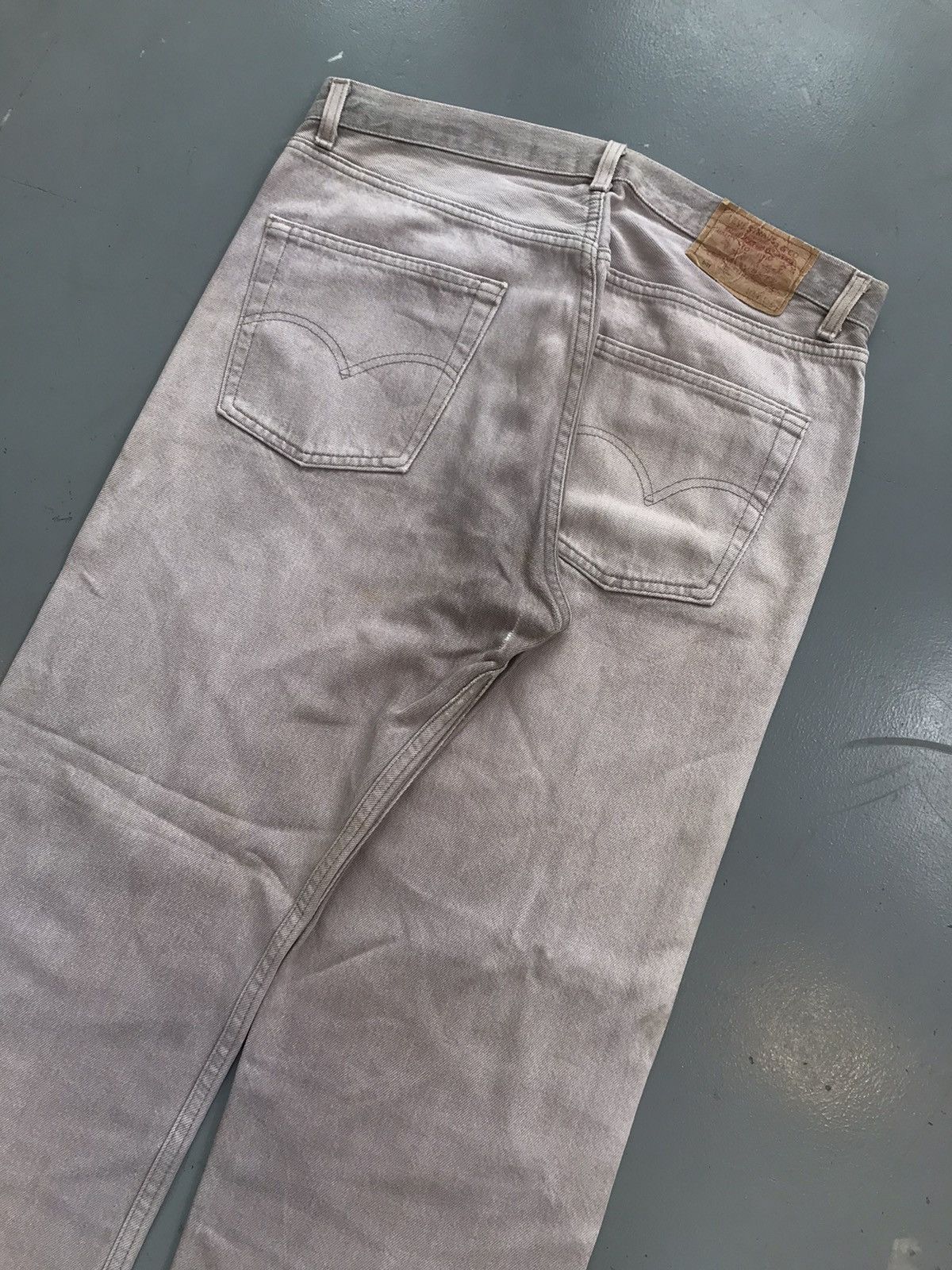 Levi's × Vintage Rare 90s sunfade levis 501 paper tag denim Size US 34 / EU 50 - 8 Thumbnail