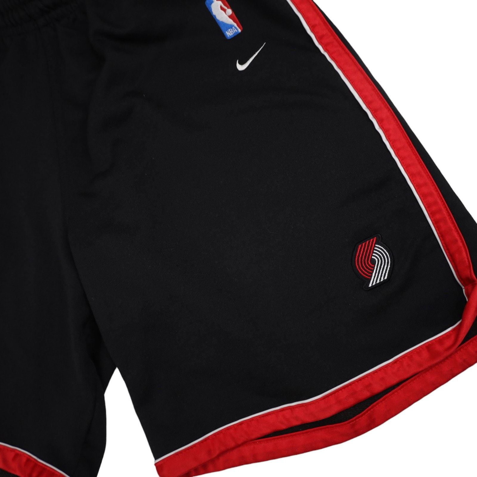 NBA × Nike × Vintage VTG Nike NBA Authentic Portland Blazers Basketball Shorts Size US 32 / EU 48 - 3 Thumbnail