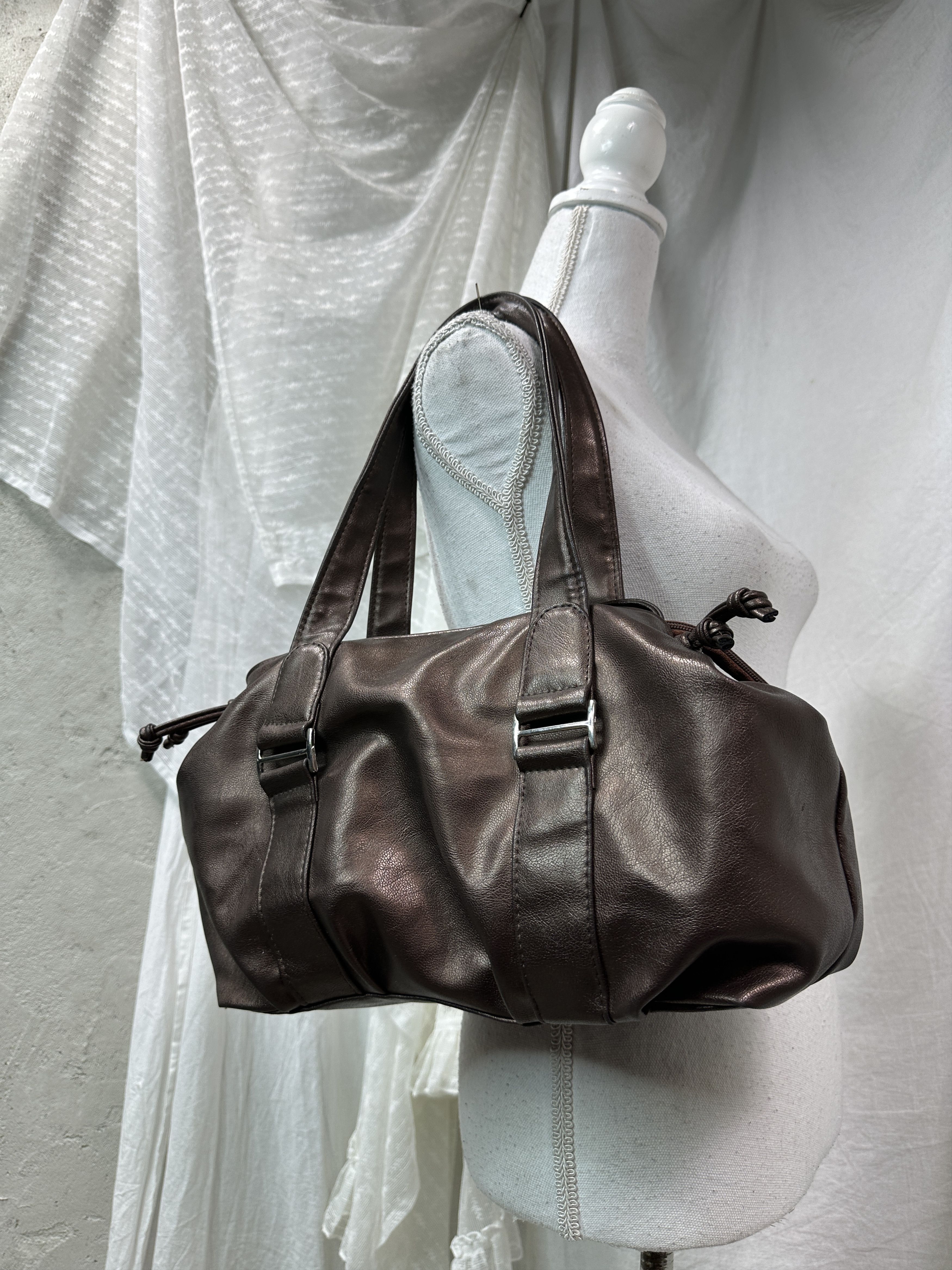 Vintage Vintage Avant Garde Vintage Hobo Brown Metallic Bag Y2K Size ONE SIZE - 1 Thumbnail
