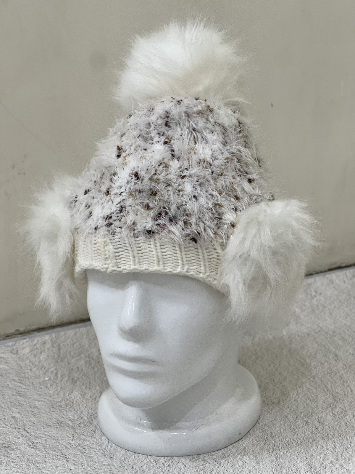 Kapital 2000s Japanese Hysteric Knit Fur Mohair Beanie Hat y2k Lgb Size ONE SIZE - 1 Thumbnail