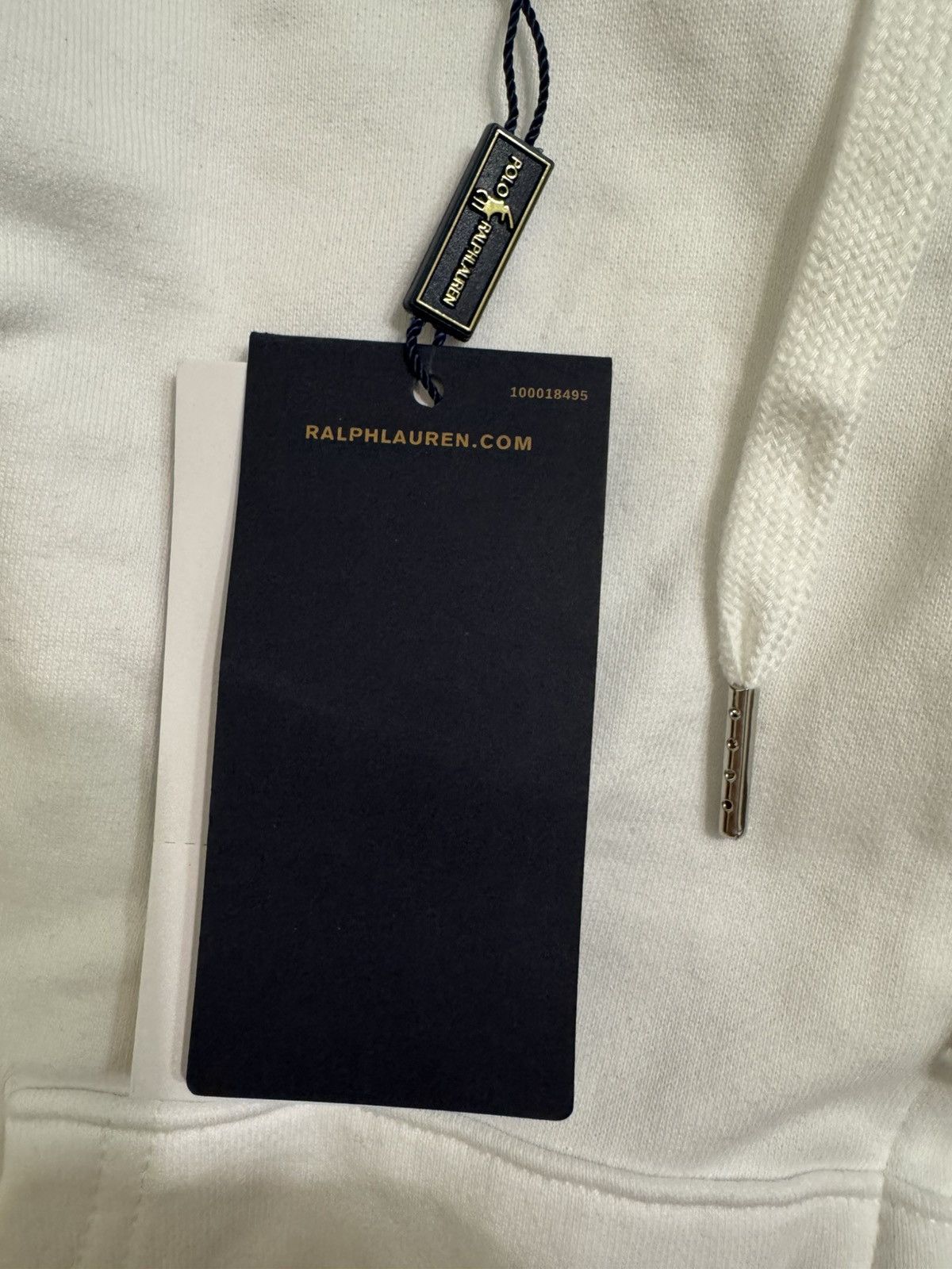Polo Ralph Lauren Polo Ralph Lauren Zip Up White Medium Size US M / EU 48-50 / 2 - 6 Thumbnail