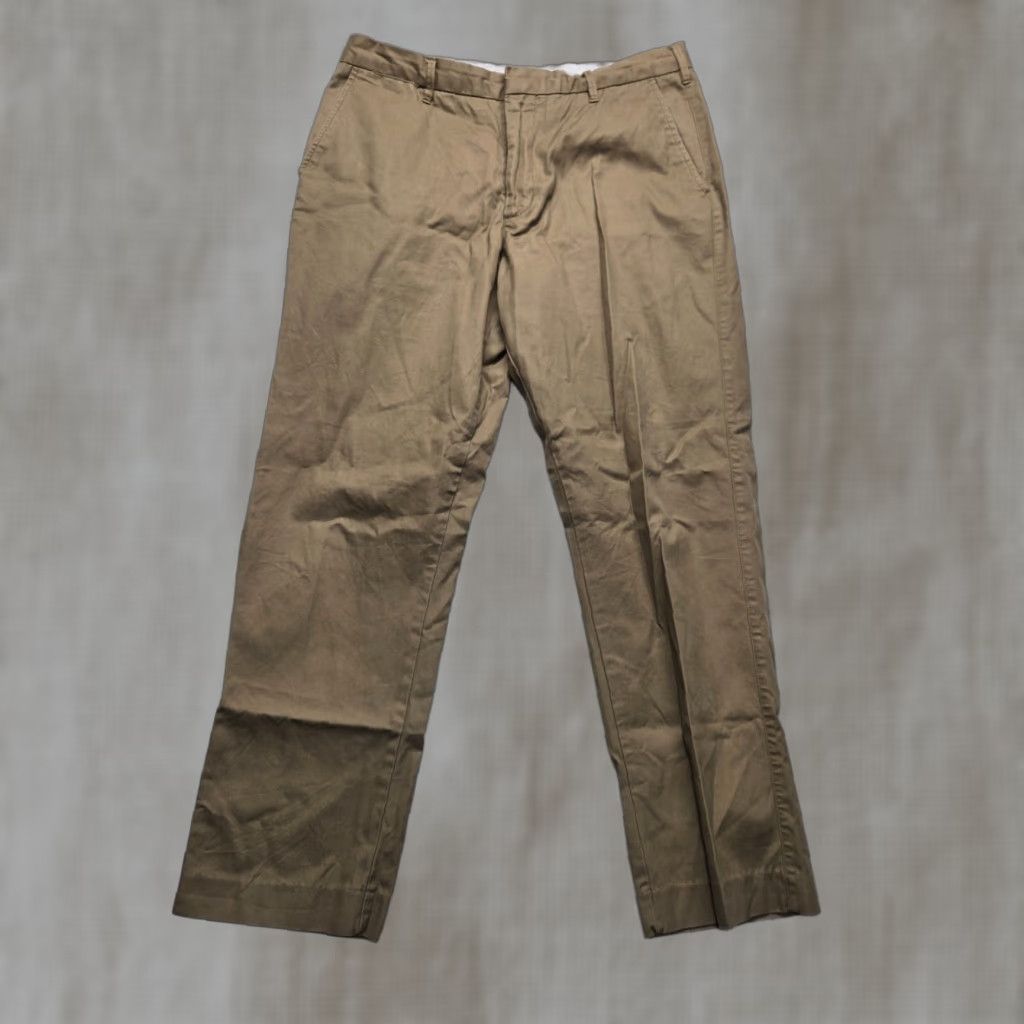 Merona Merona Beige Chino Pants Men 34x32 Pleated Regular Straight Leg Cotton Size US 34 / EU 50 - 1 Thumbnail