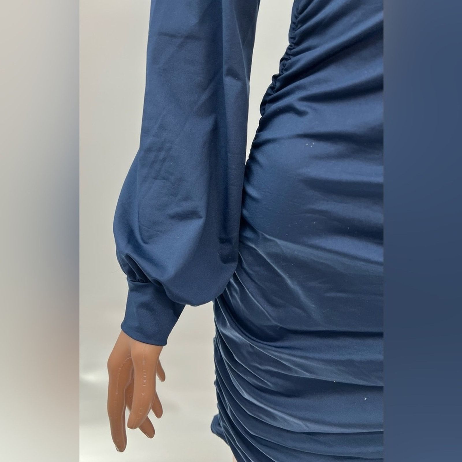 & Other Stories Midnight Blue Rouched Dress (NWOT) M Size M / US 6-8 / IT 42-44 - 6 Thumbnail