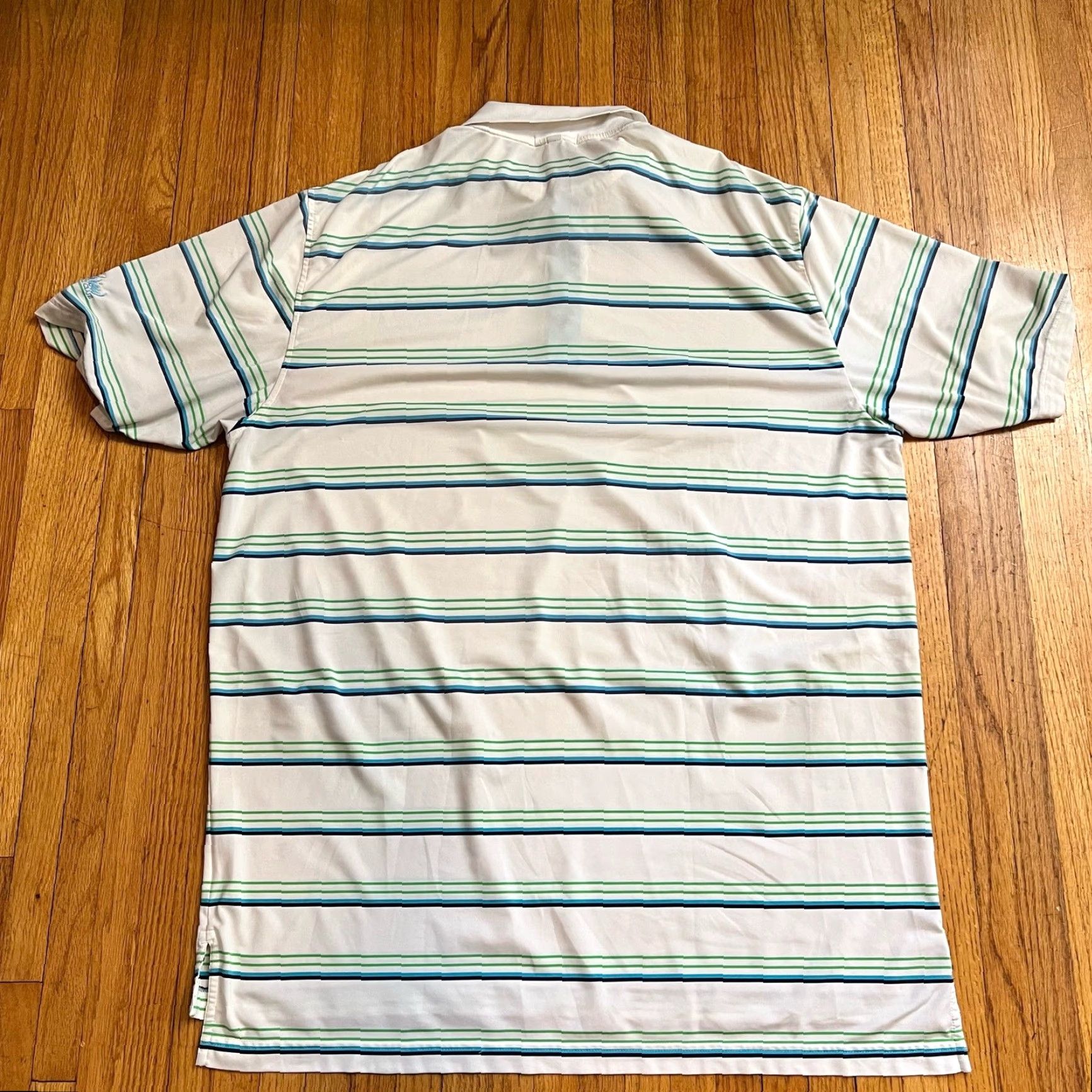 Peter Millar Peter Millar Polo Shirt Mens XL White Summer Performance Golf Stripe Size US XL / EU 56 / 4 - 3 Thumbnail