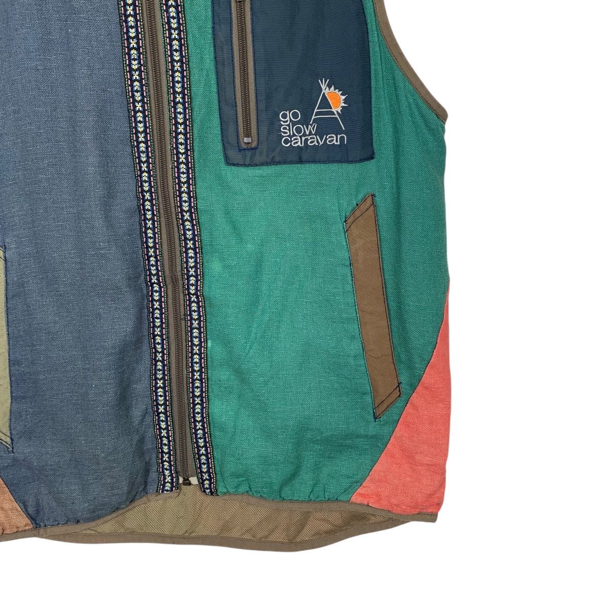 go slow caravan Go Slow Caravan Color Block Vest Size US M / EU 48-50 / 2 - 4 Thumbnail