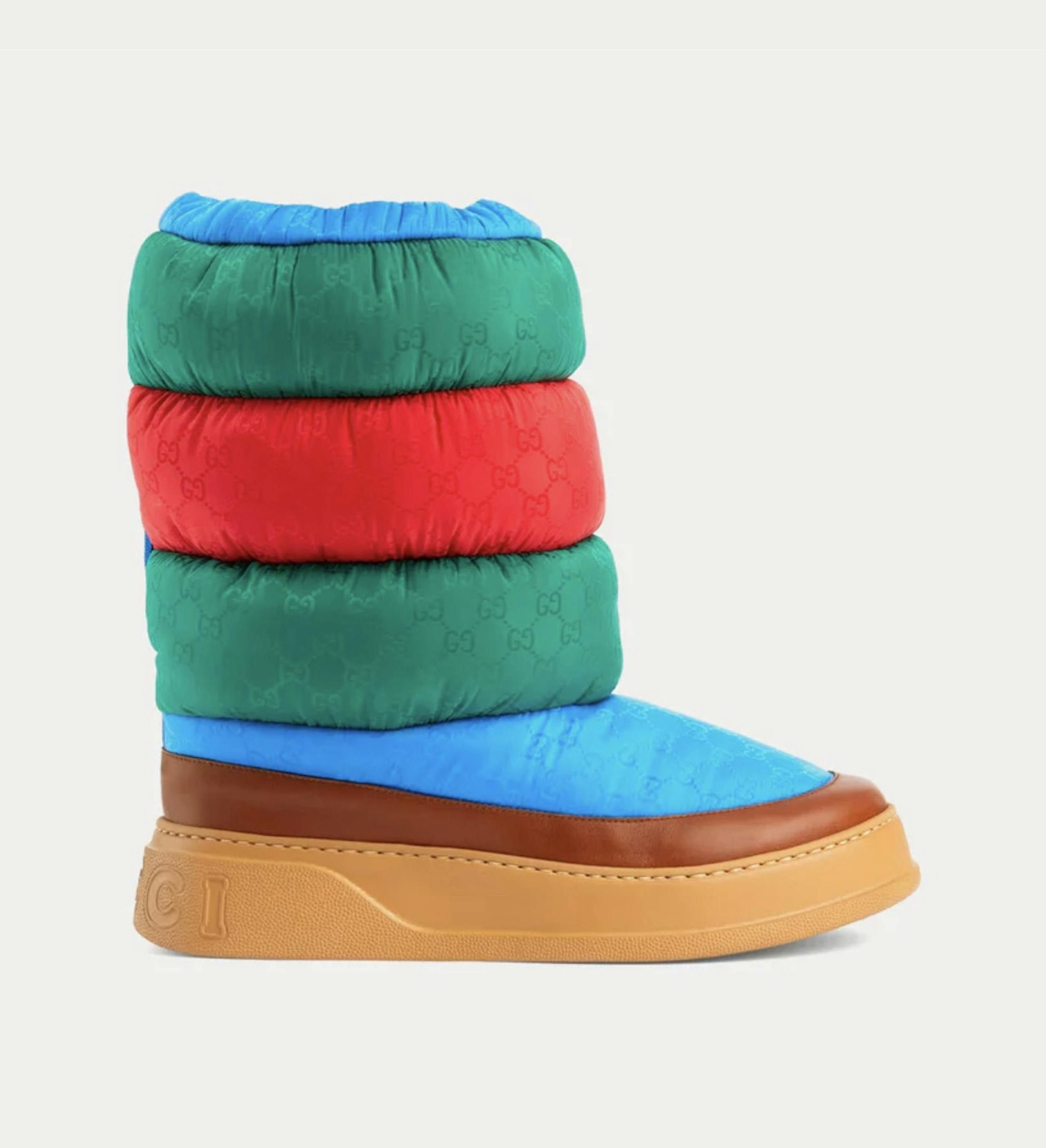 image of Gucci Gg Nylon Padded Boots Multicolor, Men's (Size 9)