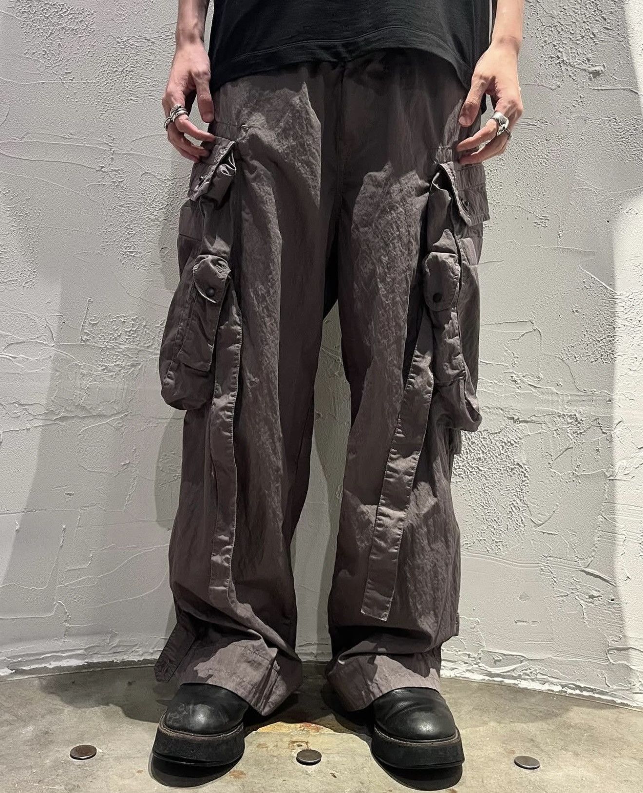 Julius Julius Baggy Wide Leg Gas Mask Cargos | Grailed