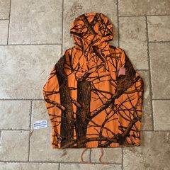 Supreme FW 2012 Tree Camo Field Pullover Jacket (Orange) MEDIUM