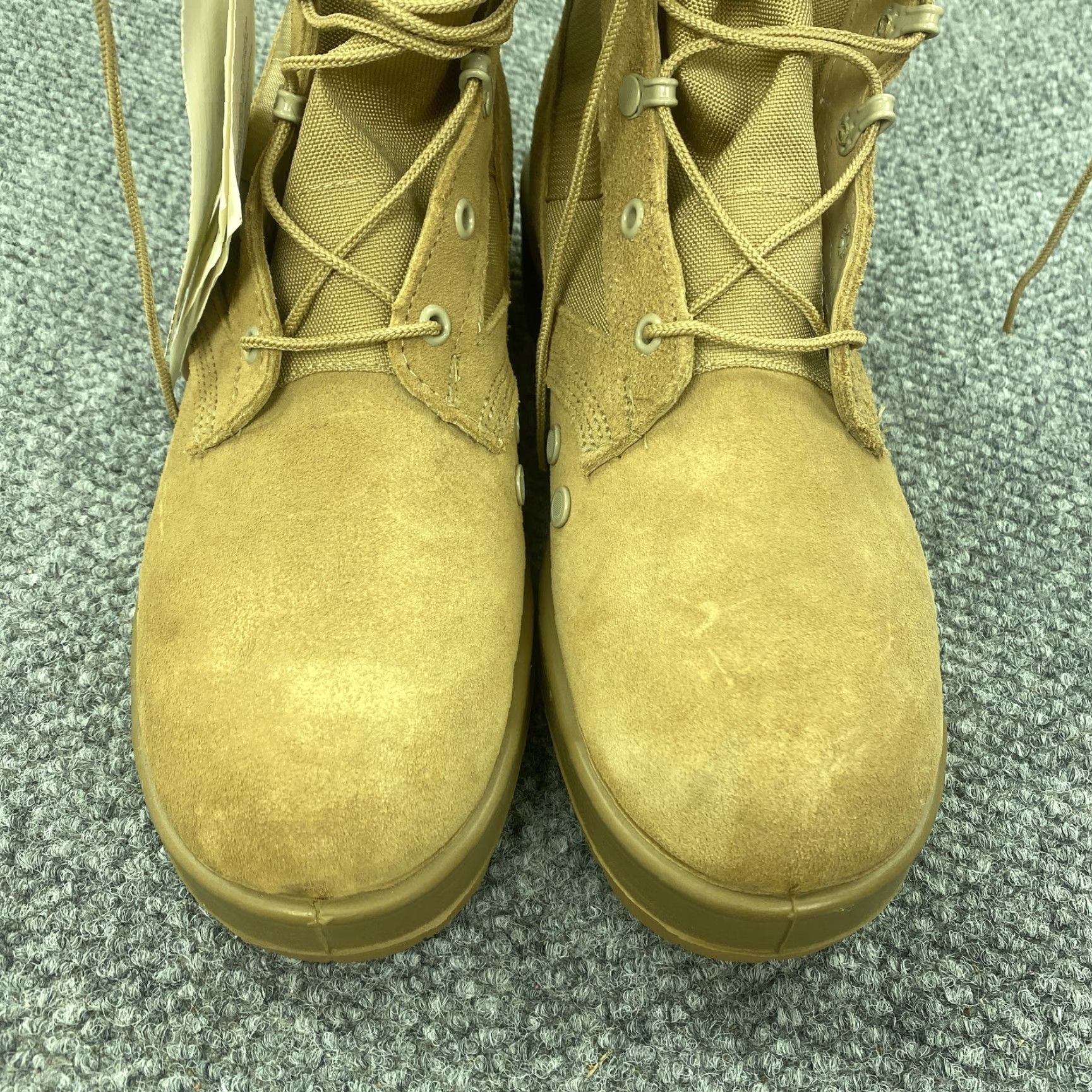 Vintage VINTAGE Not Applicable Rocky Boots Combat Boots Mens 10R Tan Military Army Hot Weather Tactical Leather & Suede US Size US 10 / EU 43 - 5 Thumbnail