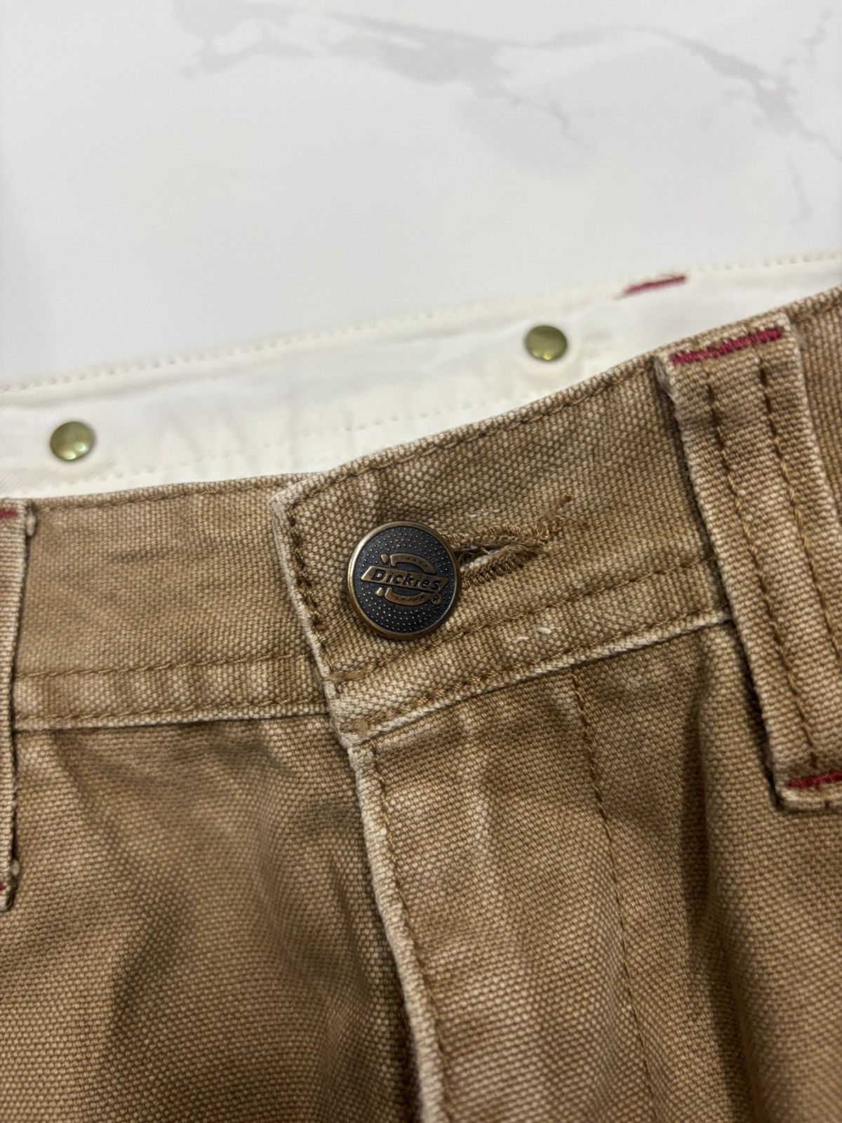 Dickies 🔥VINTAGE DICKIES BROWN WORKWEAR PANTS Size US 32 / EU 48 - 10 Thumbnail