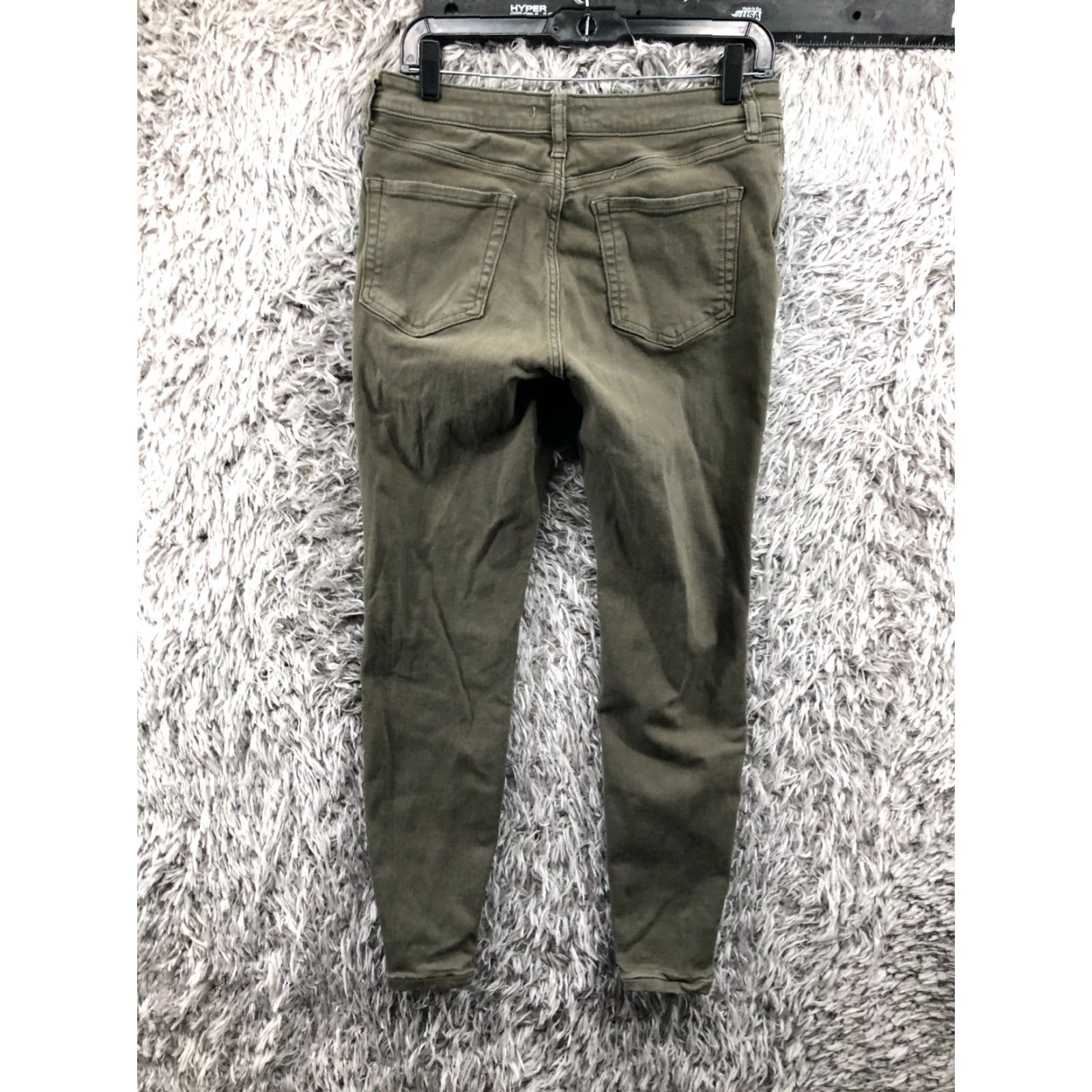 Essentials Amazon Essentials Skinny Ankle Pants Womens Size 10 Green Beige Mid Rise Size 32" / US 10 / IT 46 - 6 Thumbnail
