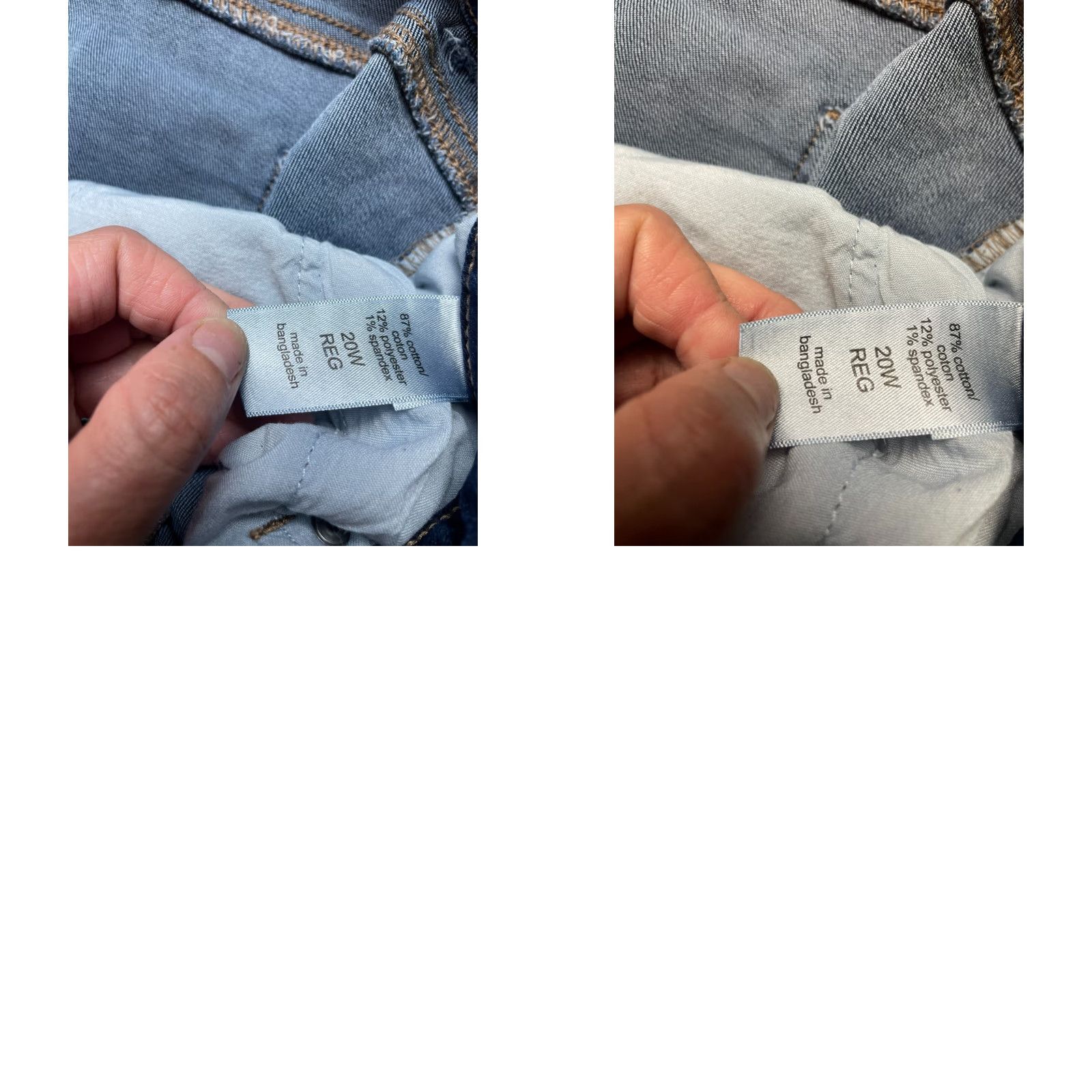 Vintage Maurices Jeans Women's Plus Size 20W Blue Denim Boot Cut High Rise Pockets 31 In Inseam, 20W Plus, Regular Fit Size 42" / US 20 - 8 Thumbnail