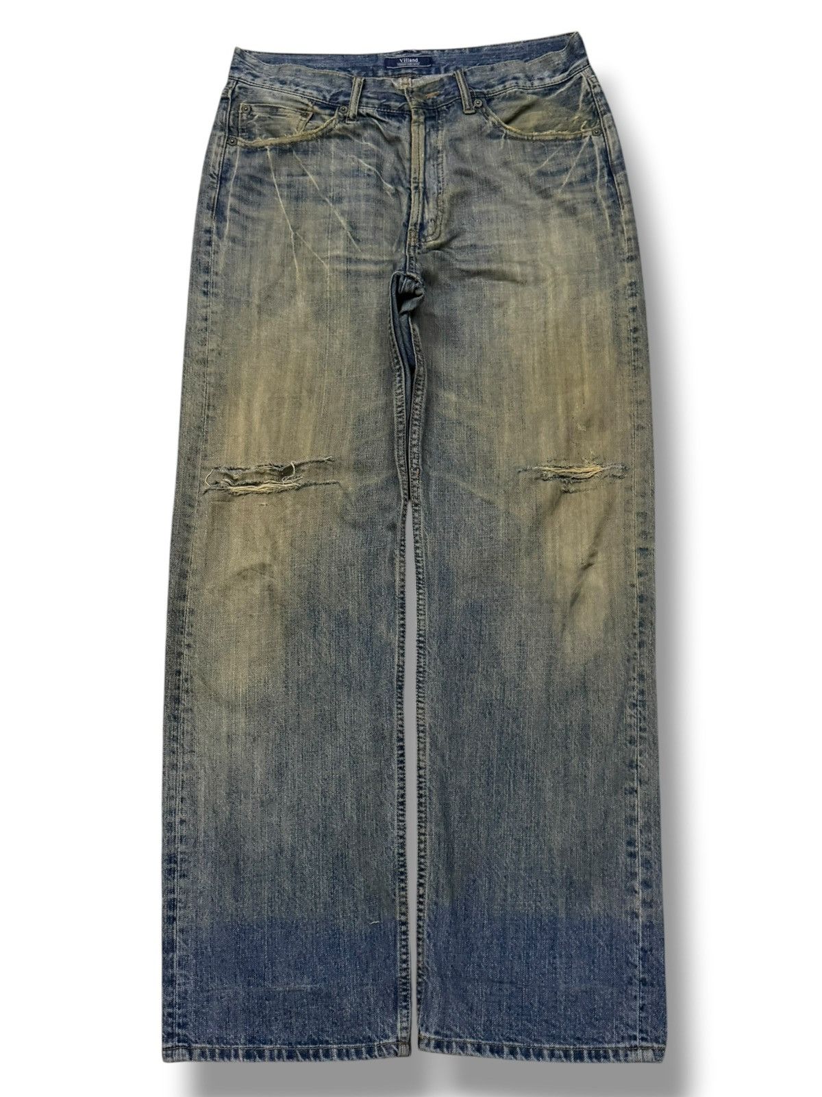 Japanese Brand Vintage Villand Japanese Denim Jeans | Relaxed Wide Fit W32 Size US 32 / EU 48 - 2 Thumbnail