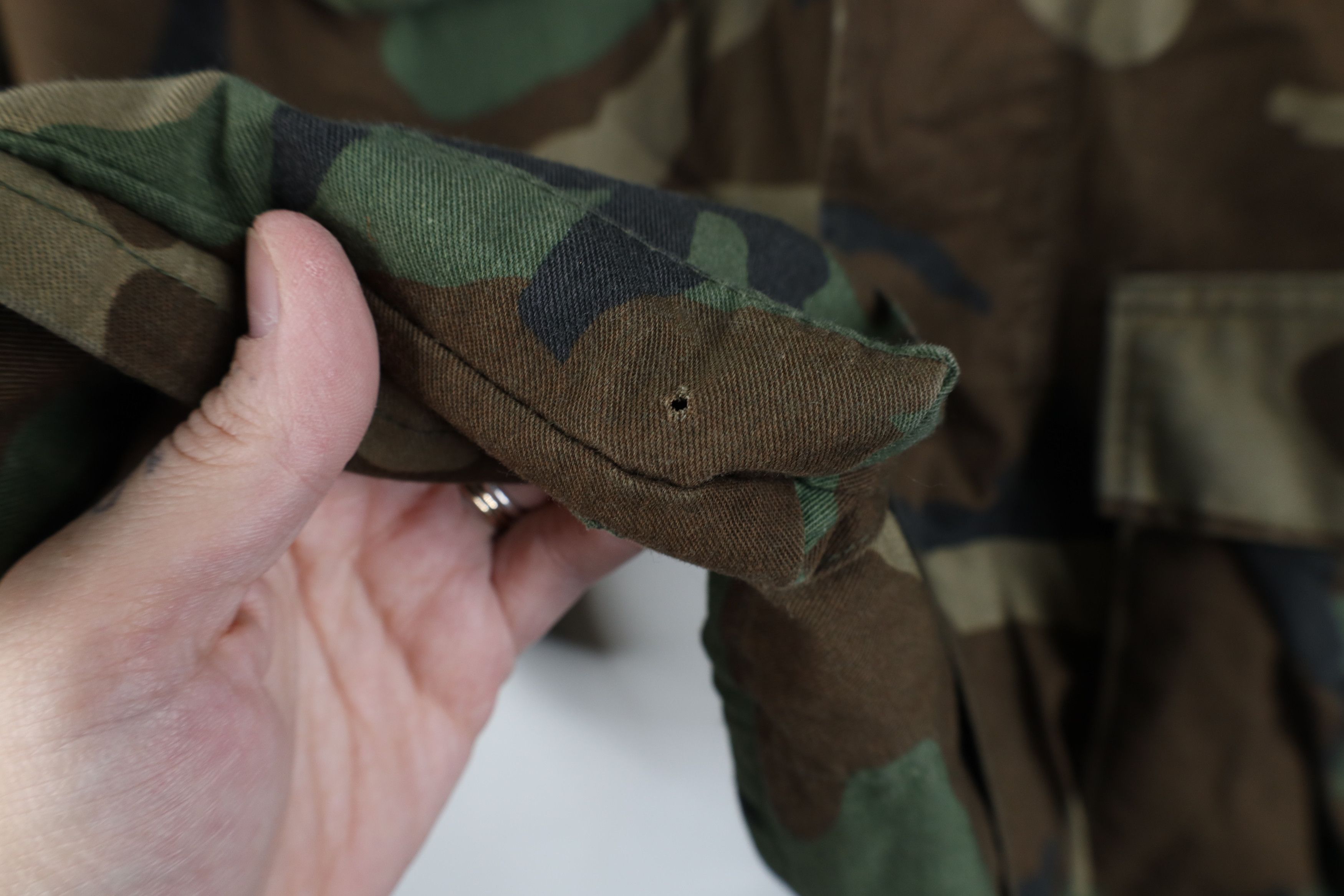Vintage Vintage 80s US Military Camouflage Combat Jacket Coat USA Size US S / EU 44-46 / 1 - 4 Thumbnail