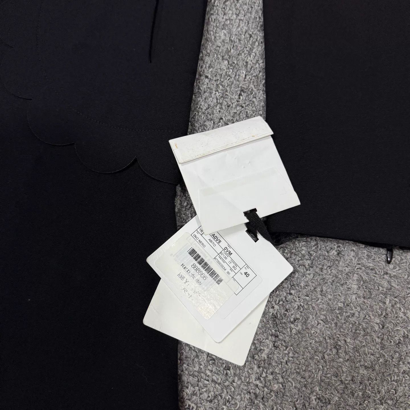 Valentino Valentino Black Color Blocked Collared Dress 40 Size S / US 4 / IT 40 - 3 Thumbnail