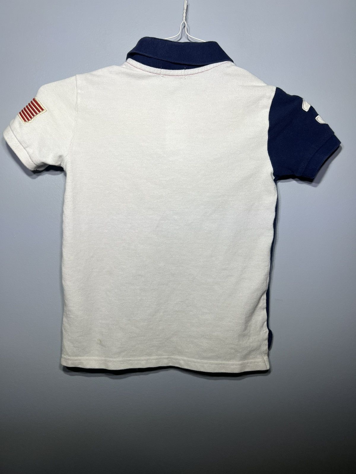 Polo Ralph Lauren Polo Ralph Lauren Shirt Boys 7 Blue #3 Big Pony Patriotic Size US XXS / EU 40 - 3 Thumbnail