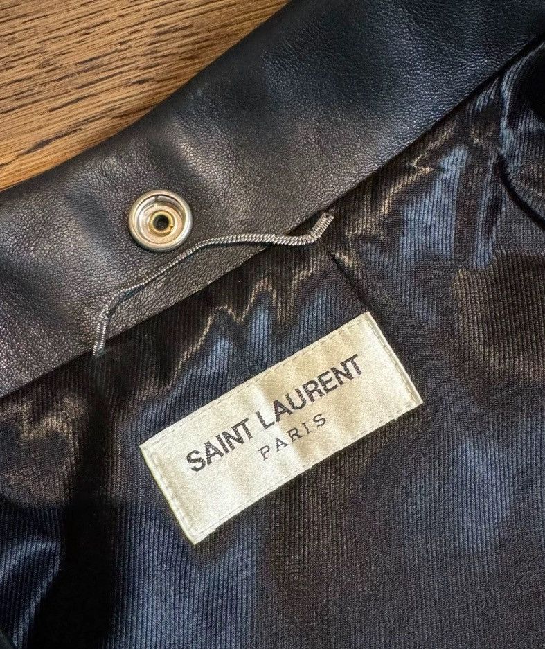Saint Laurent Paris × Yves Saint Laurent Saint Laurent L01O Sheepskin motorcycle leathe2412-Nextarrow Size US M / EU 48-50 / 2 - 6 Thumbnail
