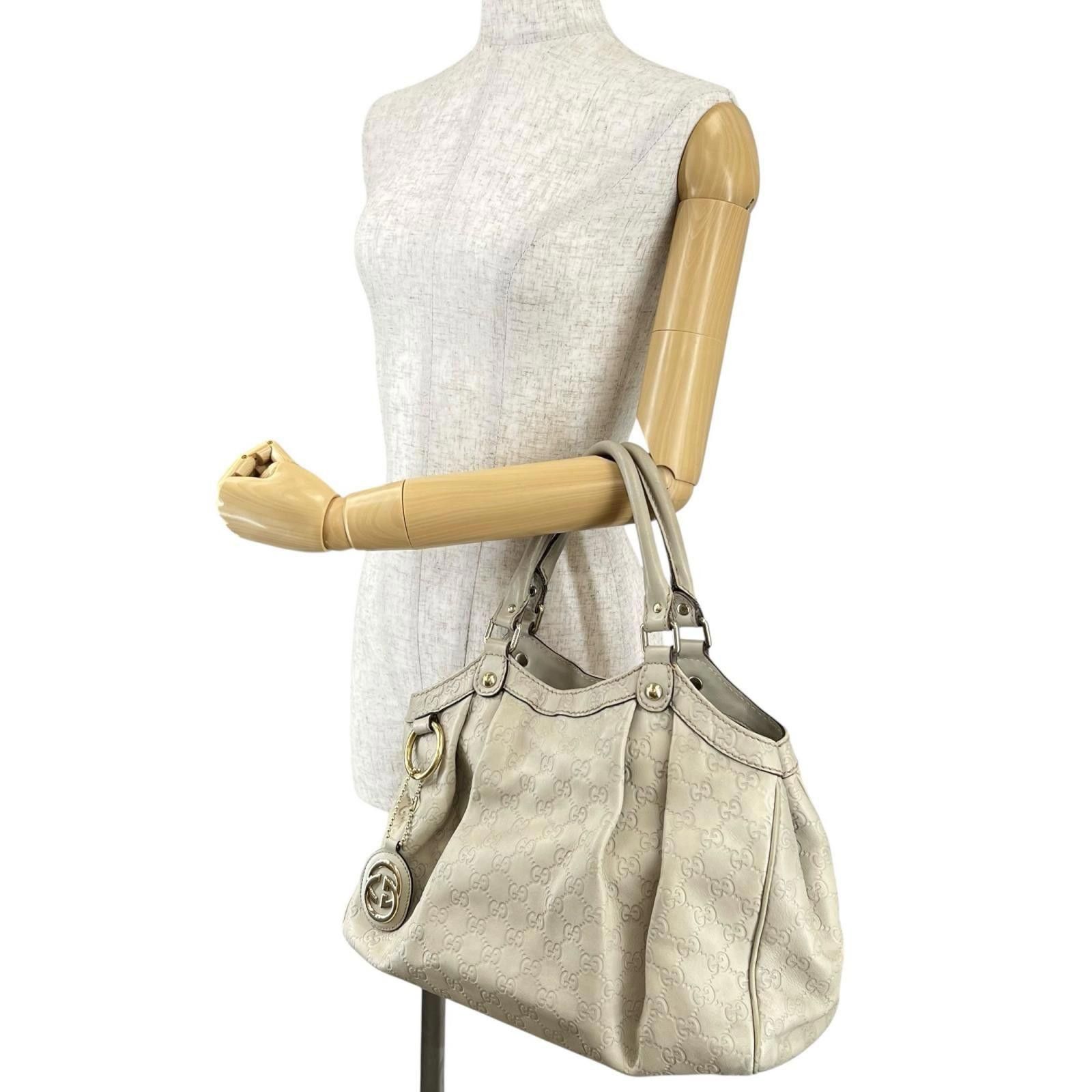Gucci Gucci - Beige Sukey Beige Size ONE SIZE - 3 Thumbnail