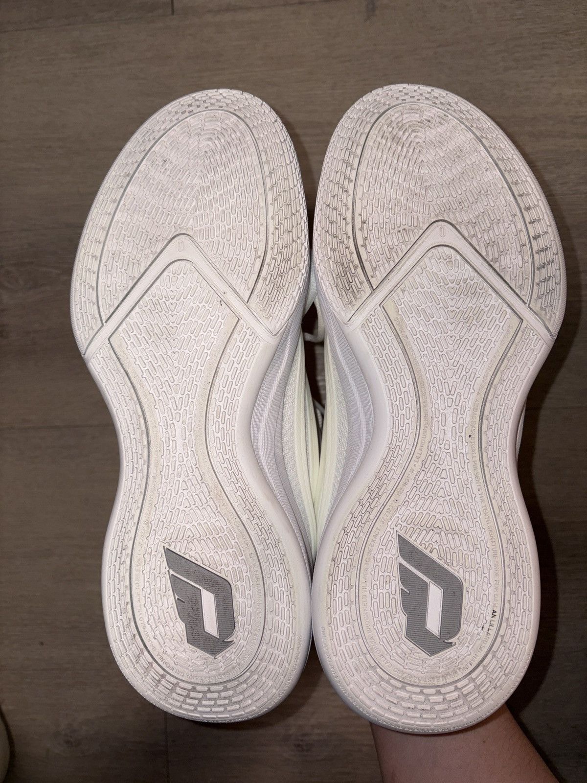 Adidas Dame X triple white size 10 Size US 10 / EU 43 - 2 Thumbnail