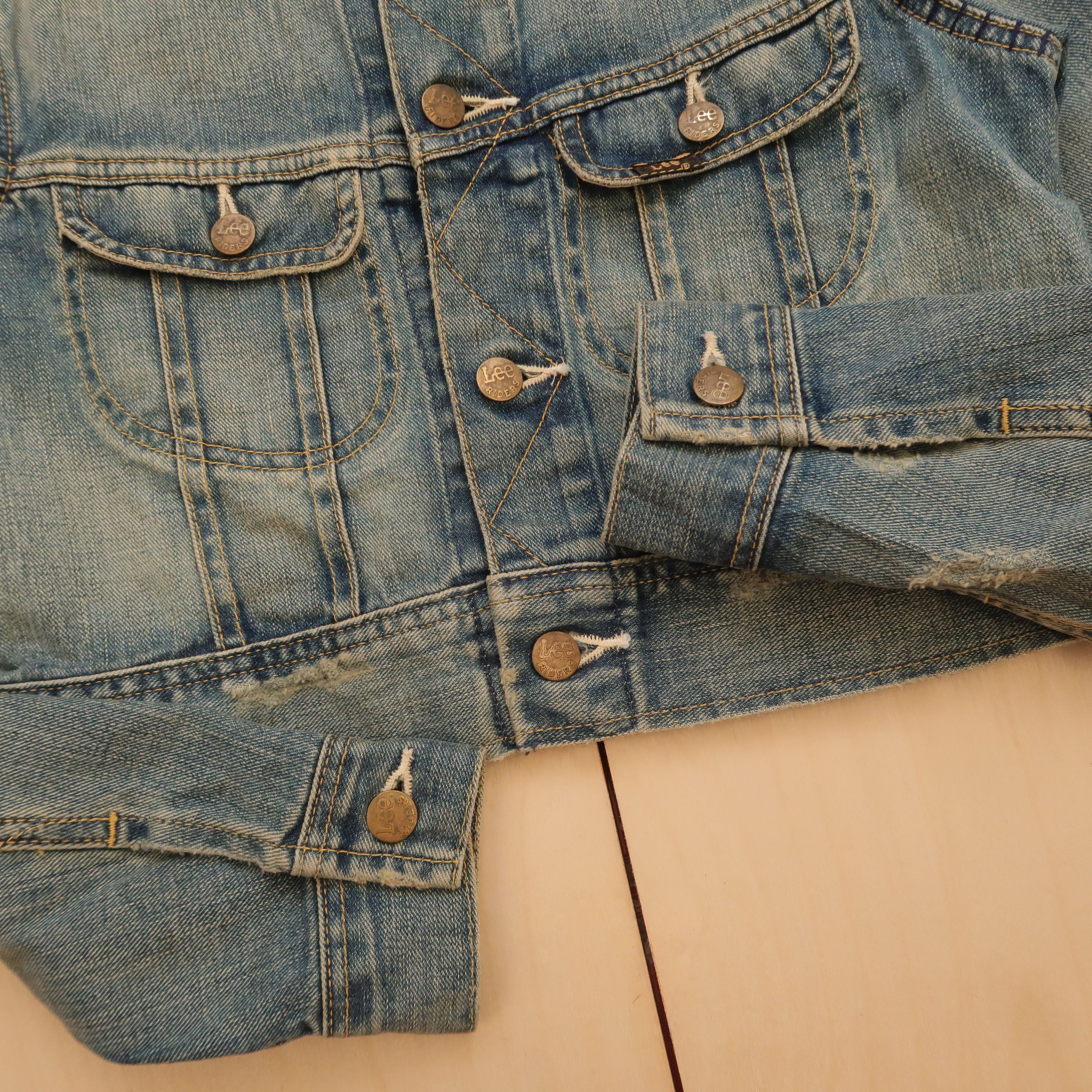 Japanese Brand Lee x Union Made x SLY Japan Distressed Cropped Jacket Size US S / EU 44-46 / 1 - 10 Thumbnail