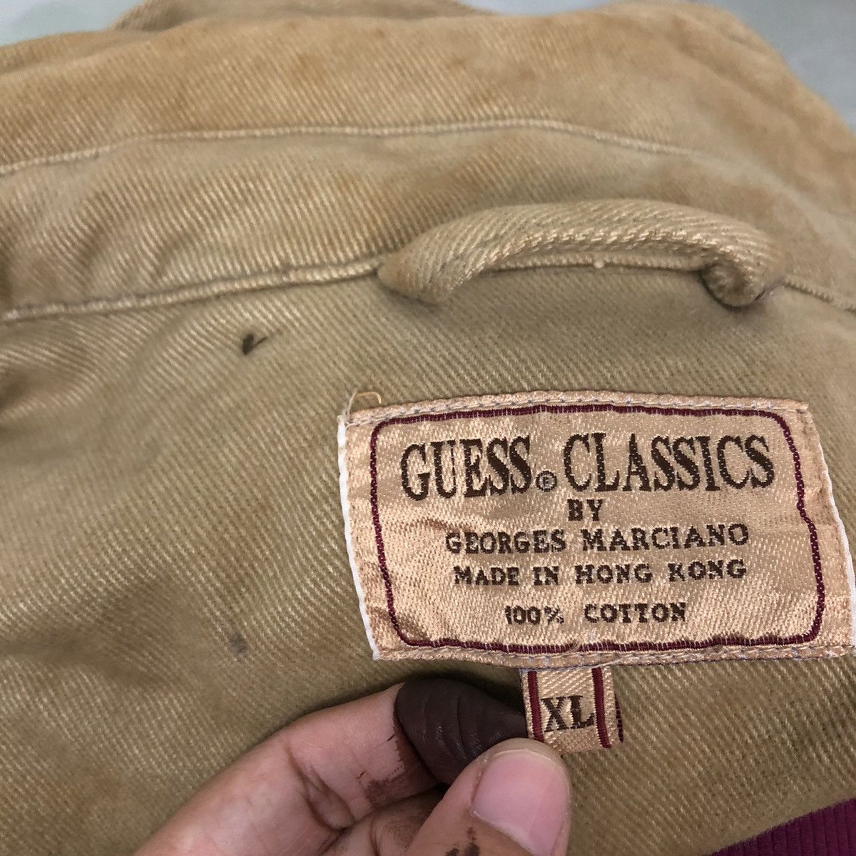 Japanese Brand VINTAGE CHORE WORK JACKET CARGO POCKET GUESS HONG KONG Size US XL / EU 56 / 4 - 13 Thumbnail