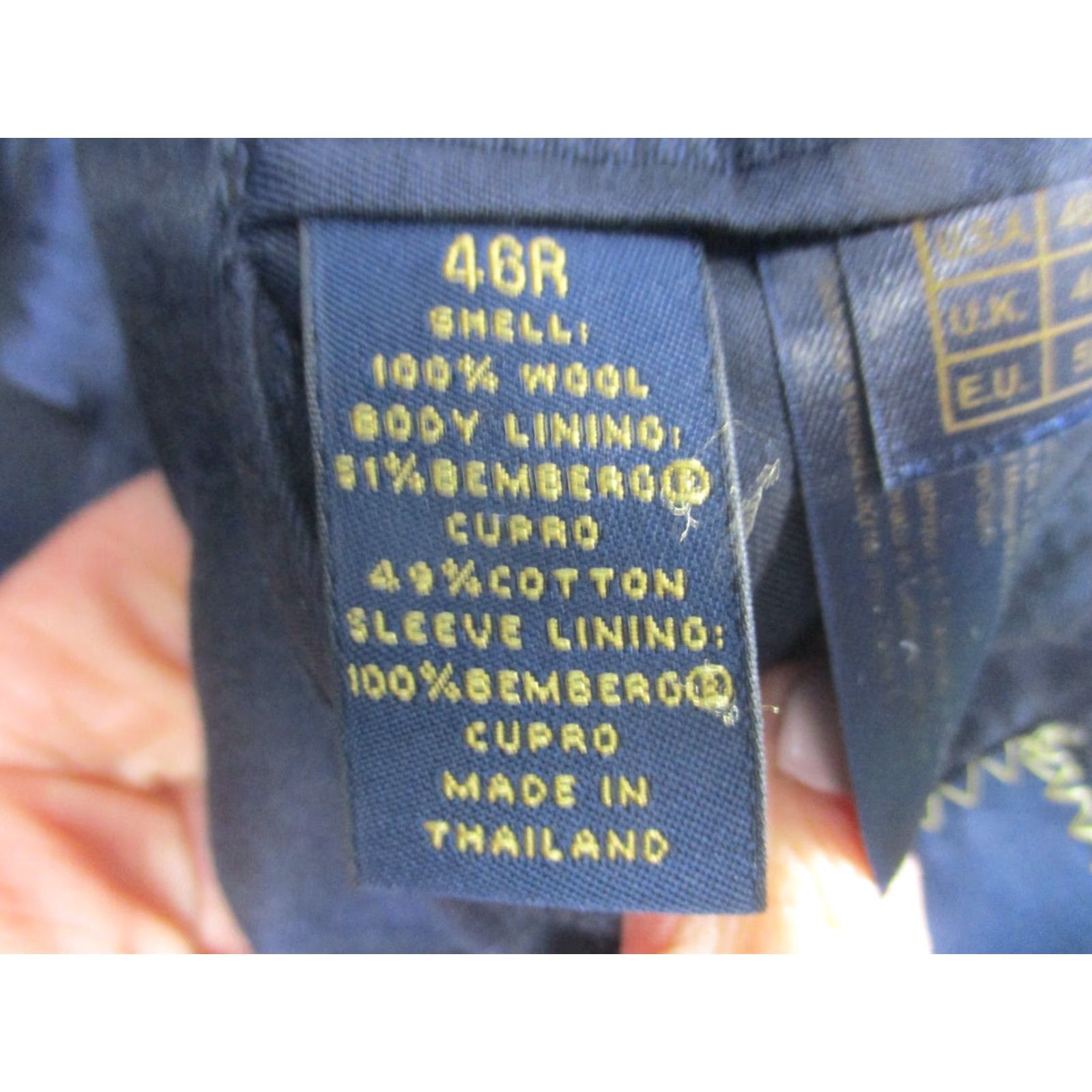 Brooks Brothers Brooks Brothers Makers 1818 Sport Coat Gray Wool 46R Blazer Mens (Jacket) Regular Notch Lapel Four-Button Vintage No? Size 46R - 5 Thumbnail