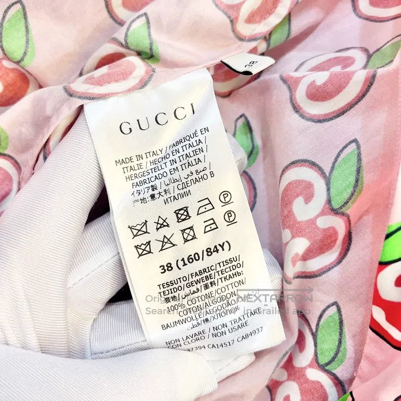 Gucci Gucci Valentine's Day limited pink full-print logo dress Size XS / US 0-2 / IT 36-38 - 8 Thumbnail
