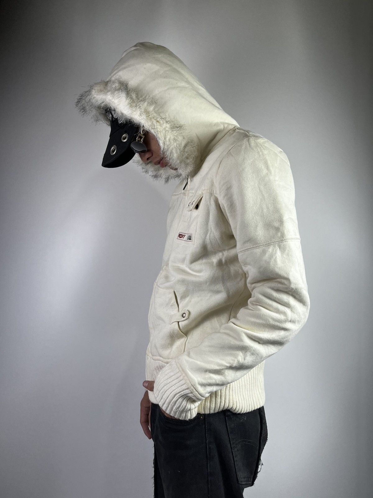If Six Was Nine × Japanese Brand × Le Grande Bleu (L.G.B.) Fur hoodie roxy ifsixwasnine style Size US M / EU 48-50 / 2 - 6 Thumbnail