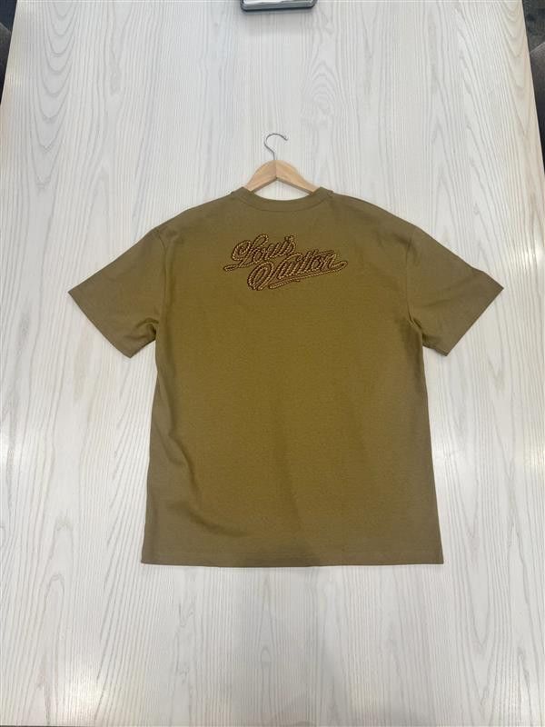 Louis Vuitton Louis Vuitton Embroidered Signature Cotton T-Shirt Size US L / EU 52-54 / 3 - 5 Thumbnail