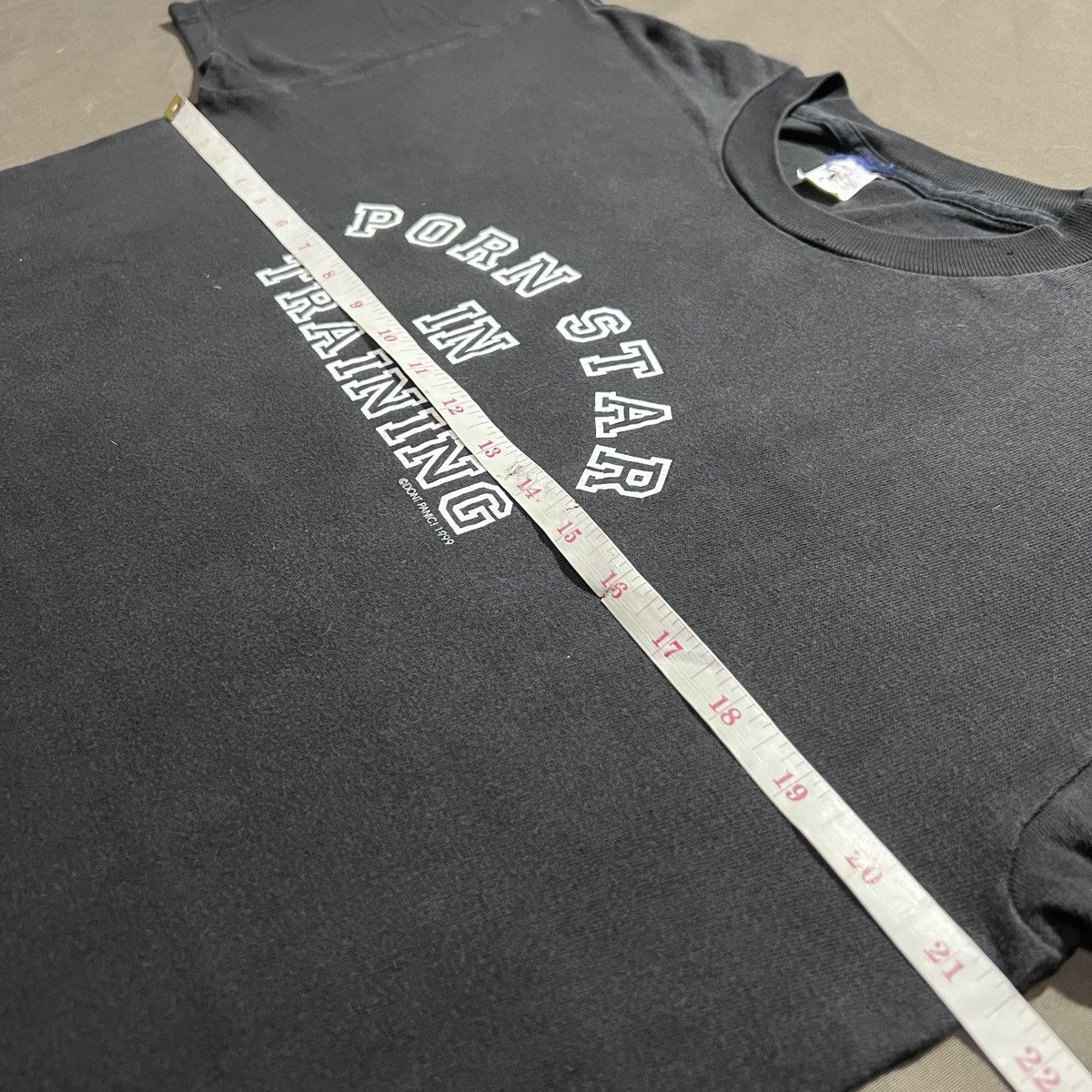 Vintage 90s Porn Star In Training Dont Panic Graphic Tee