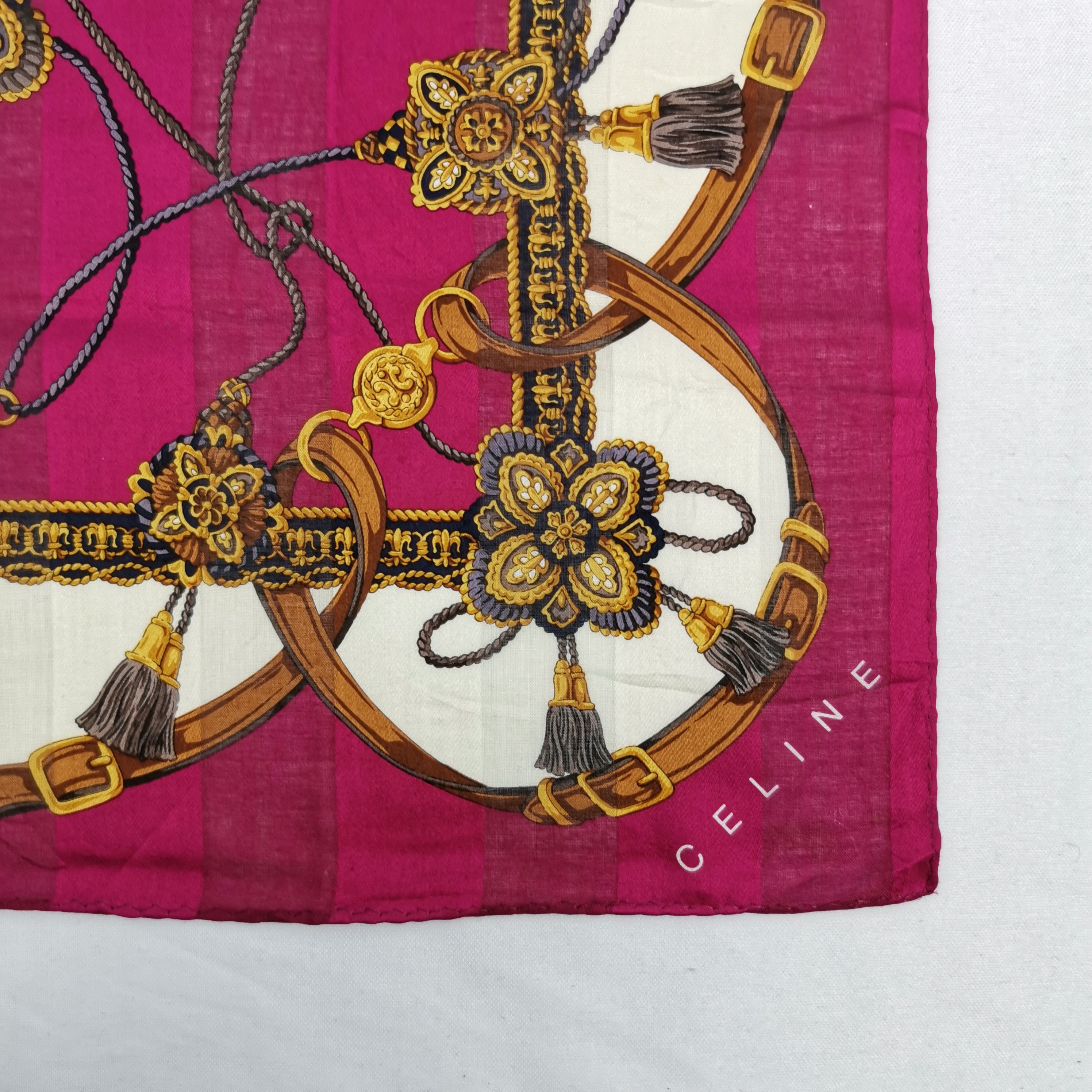 Celine Vintage CELINE Handkerchief Neckerchief Bandana Size ONE SIZE - 3 Thumbnail