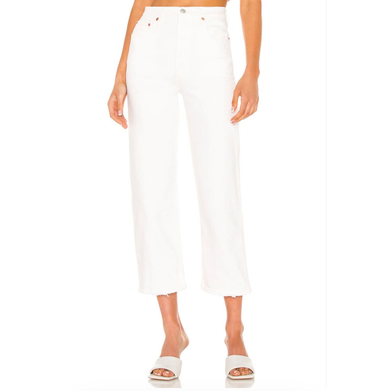 Levi's Levi’s Ribcage Straight Ankle Jeans in Cloud Over size 27 Size 27" / US 4 / IT 40 - 1 Thumbnail