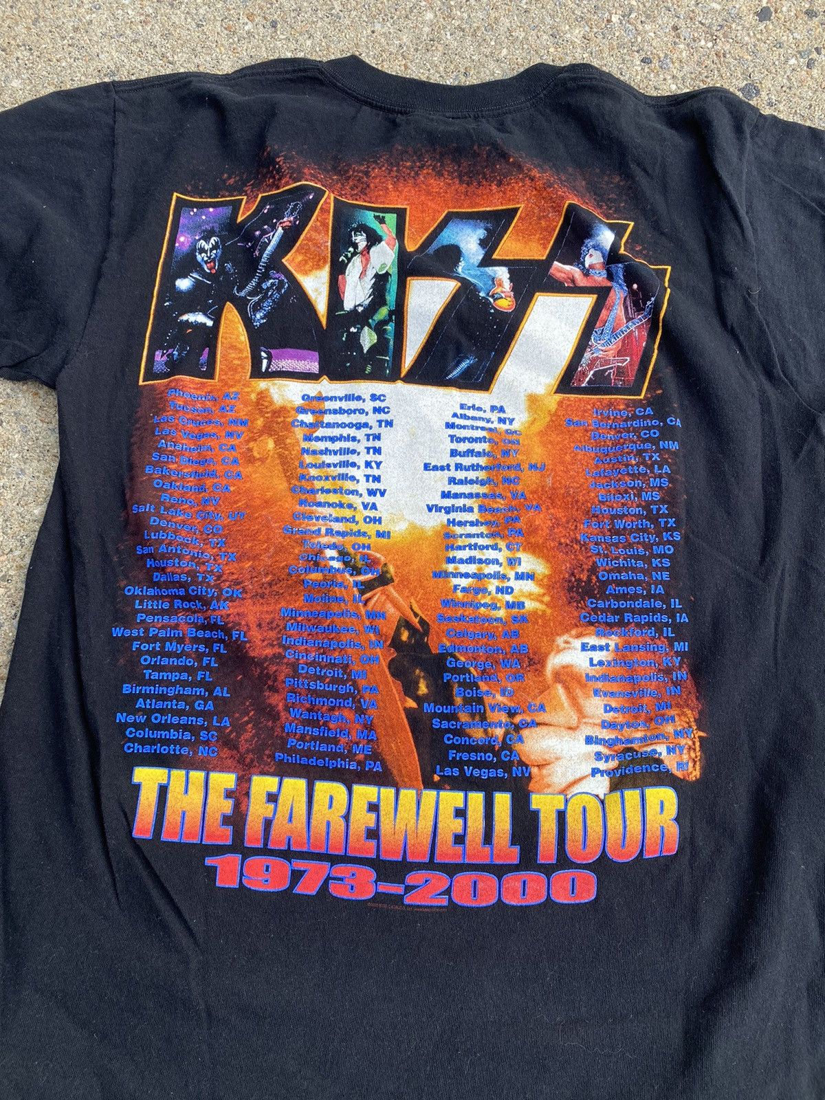 Band Tees × KISS × Vintage Vintage 2000 kiss the farewell tour tee Size US L / EU 52-54 / 3 - 7 Thumbnail