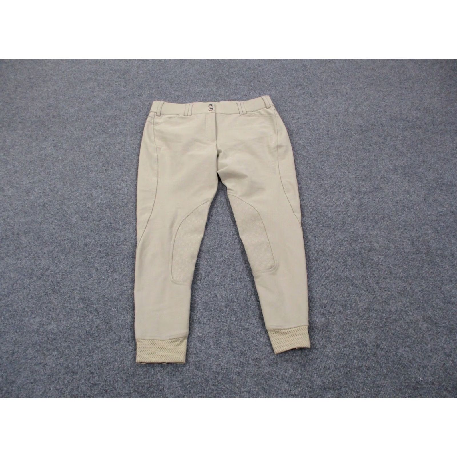 Ariat Ariat Pants Womens 30R Beige Pro Riding Equestrian Active Work Stretch Breeches Size 30" / US 8 / IT 44 - 2 Thumbnail