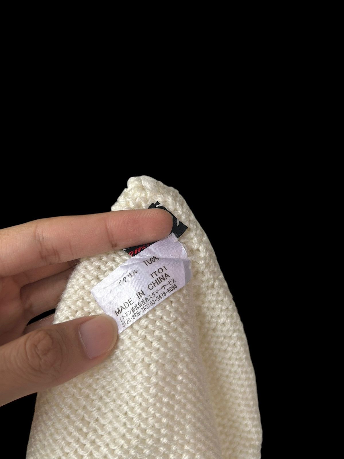 Japanese Brand × Kapital × Vintage Michael Klein Skull Knitted Big Beanie Hats Rare ☠️☠️ Size ONE SIZE - 17 Thumbnail