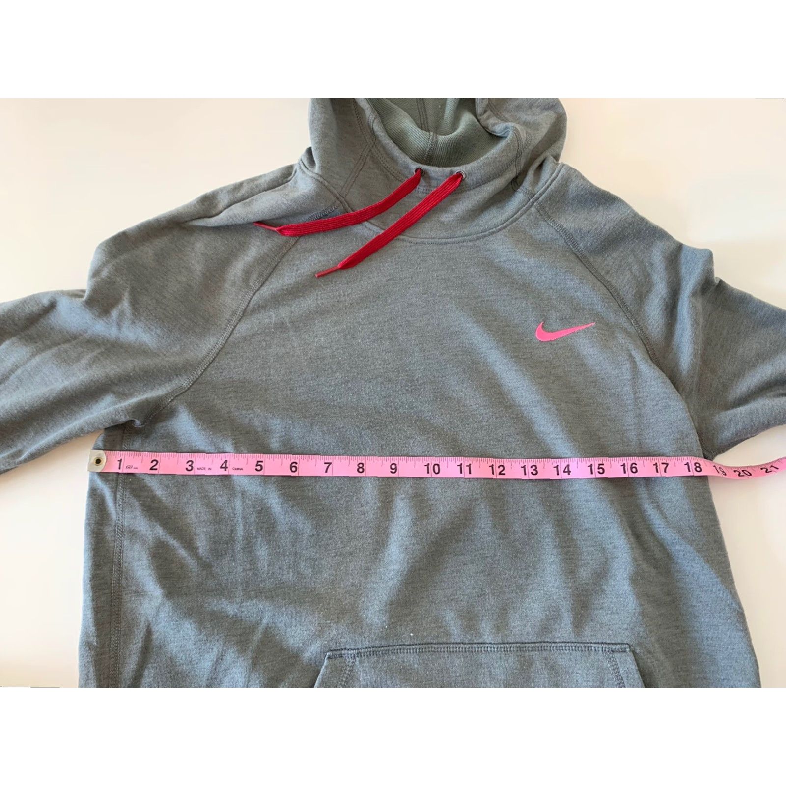 Nike Nike Just Do It Mock Neck Lightweight Hoodie Sweatshirt Gray Women's M Size M / US 6-8 / IT 42-44 - 5 Thumbnail