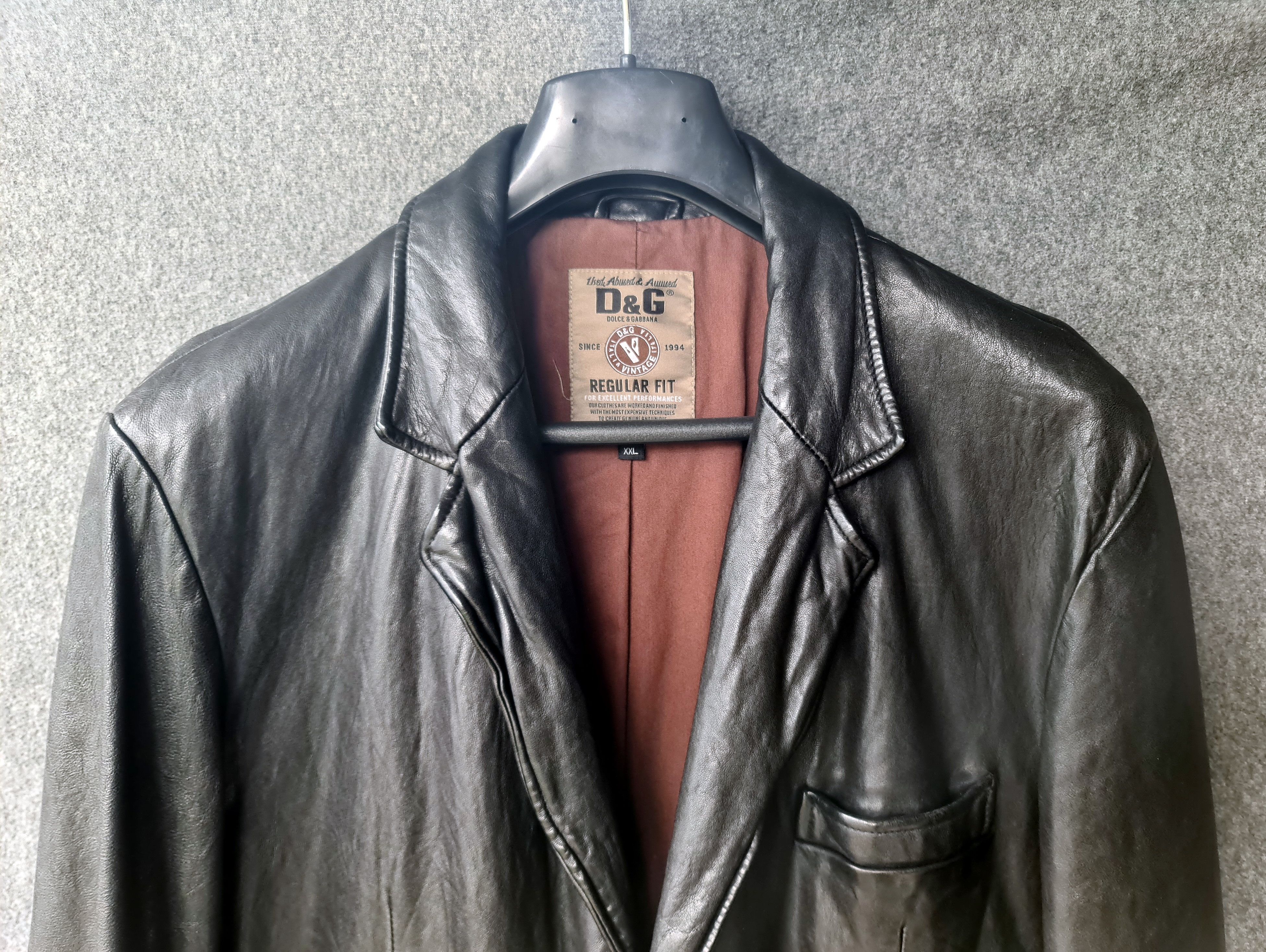 Italian Designers D&G Leather Jacket or Leather Blazer Size US L / EU 52-54 / 3 - 2 Preview